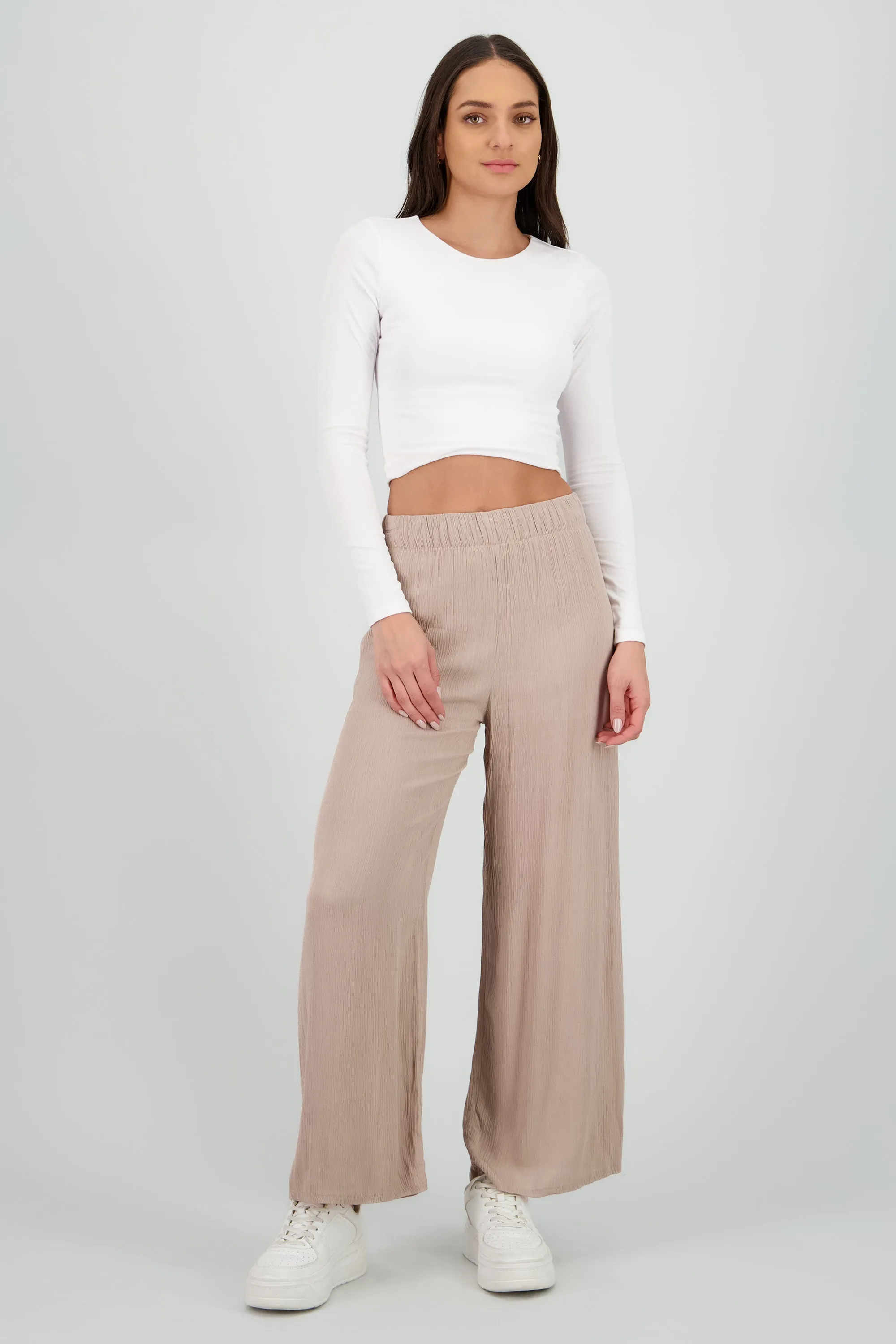 Pantalón Wide Leg Cintura Elástico sold by Shasa