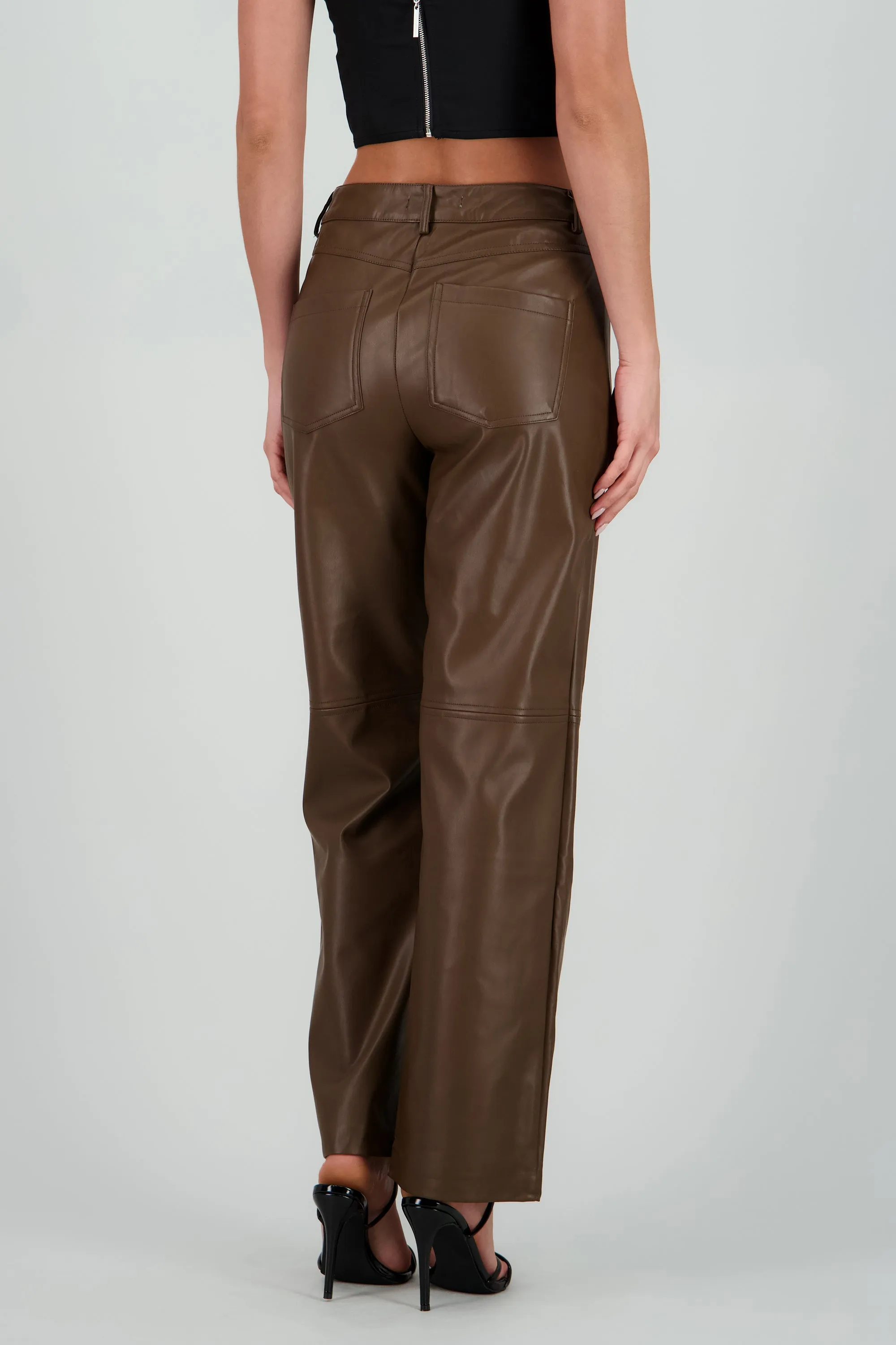 Pantalon pu liso sold by Shasa product image thumbnail 4
