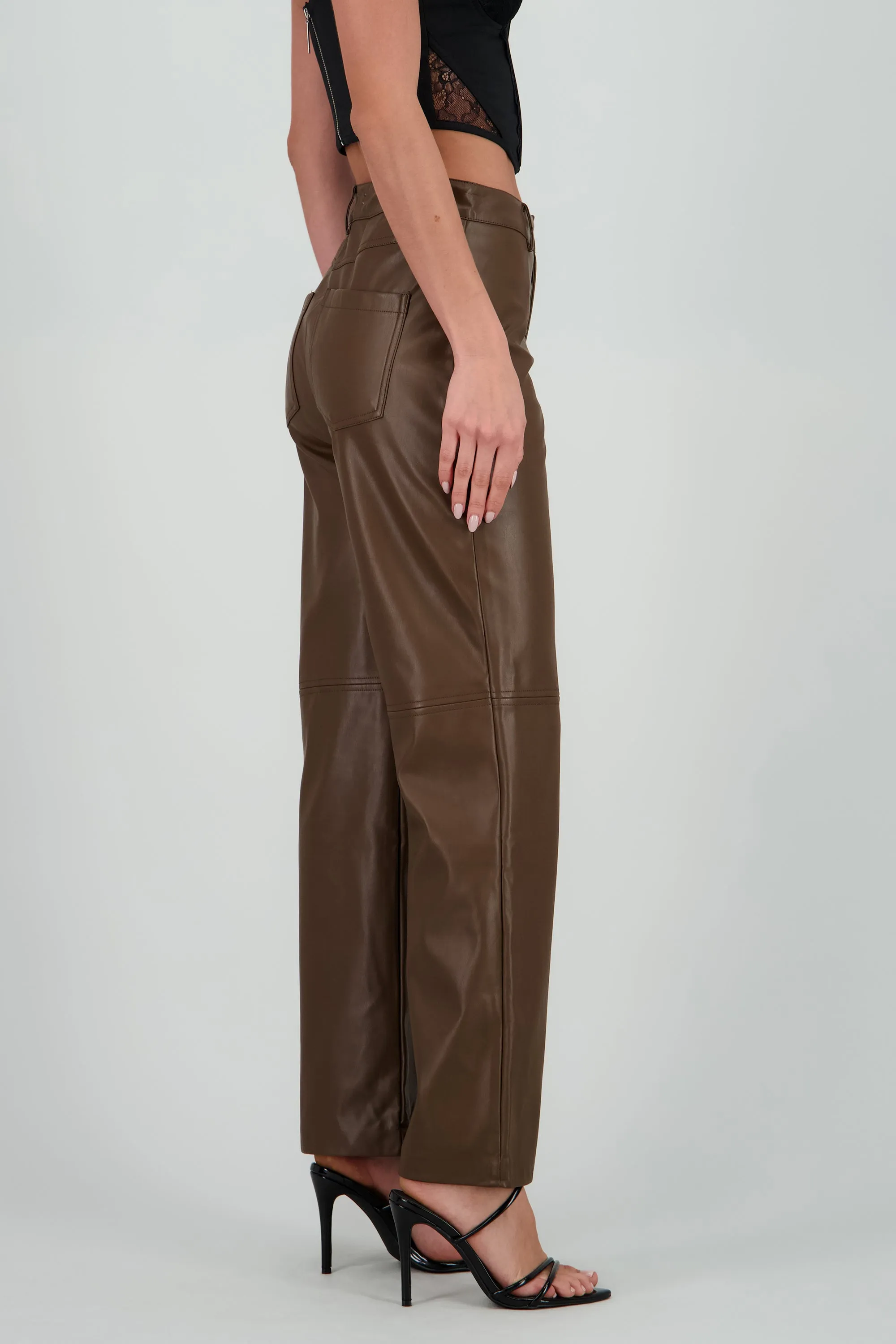 Pantalon pu liso sold by Shasa product image thumbnail 3