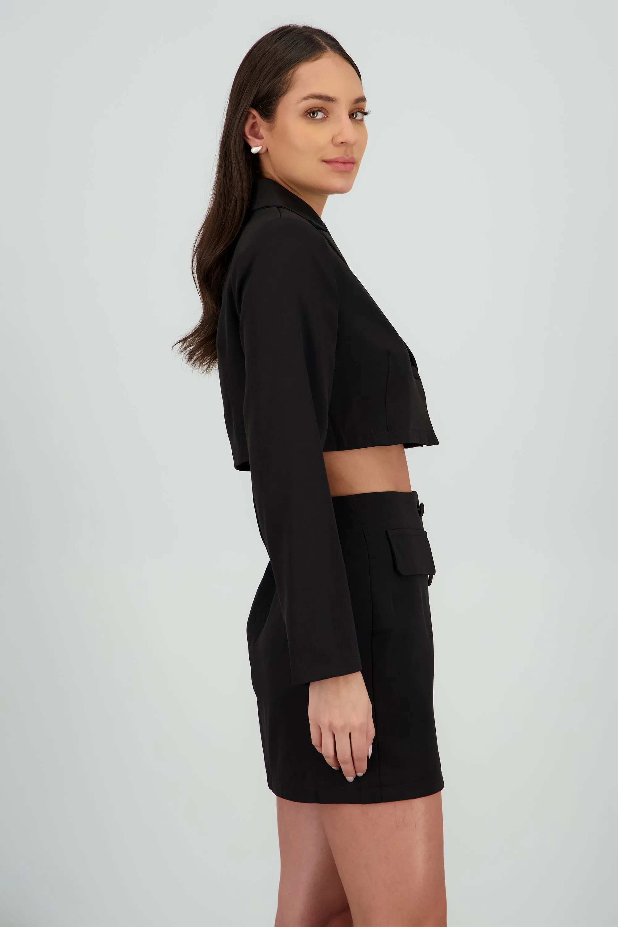 Saco crop manga larga solapa sold by Shasa product image thumbnail 3