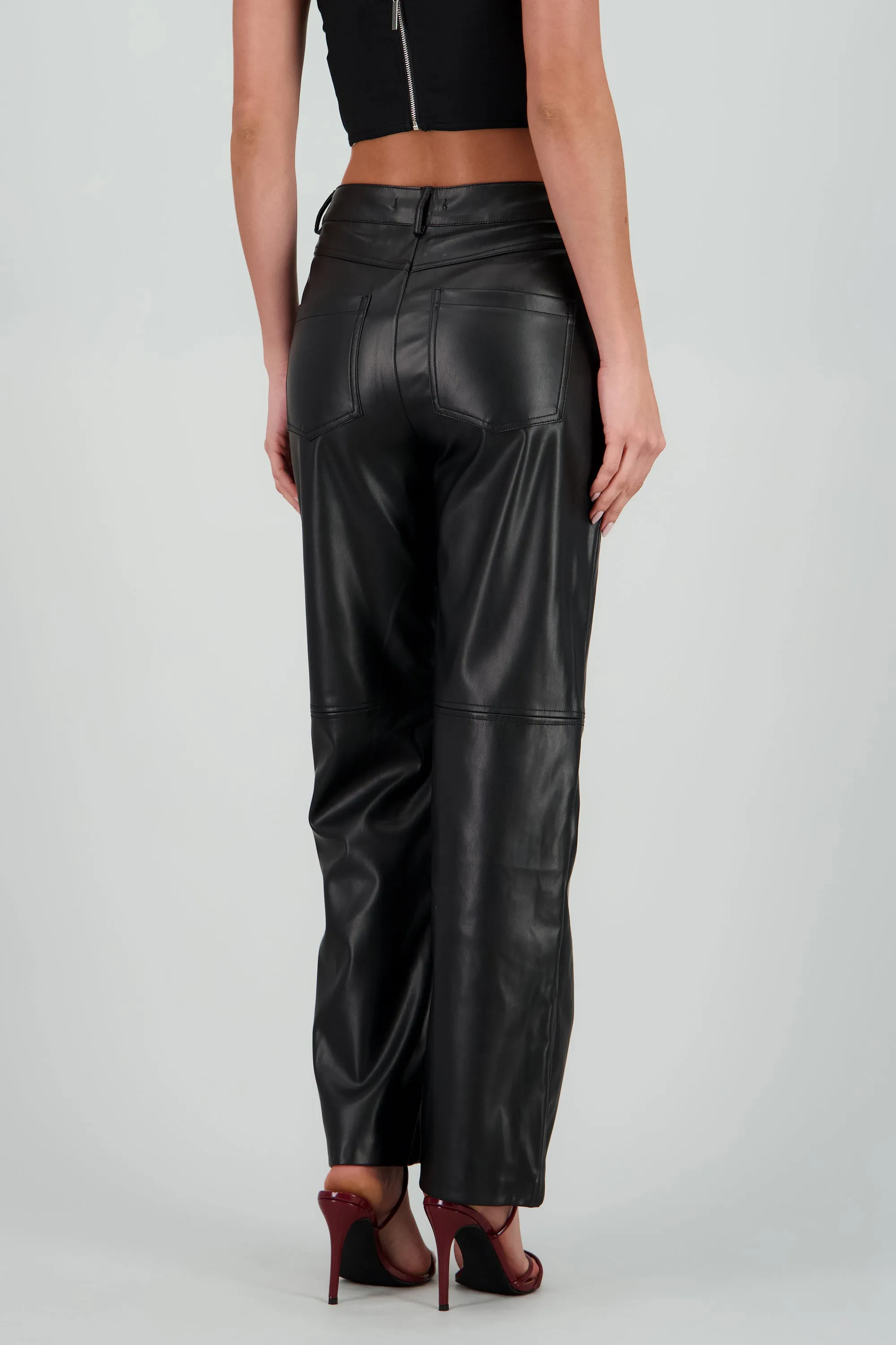 Pantalon pu liso sold by Shasa product image thumbnail 4