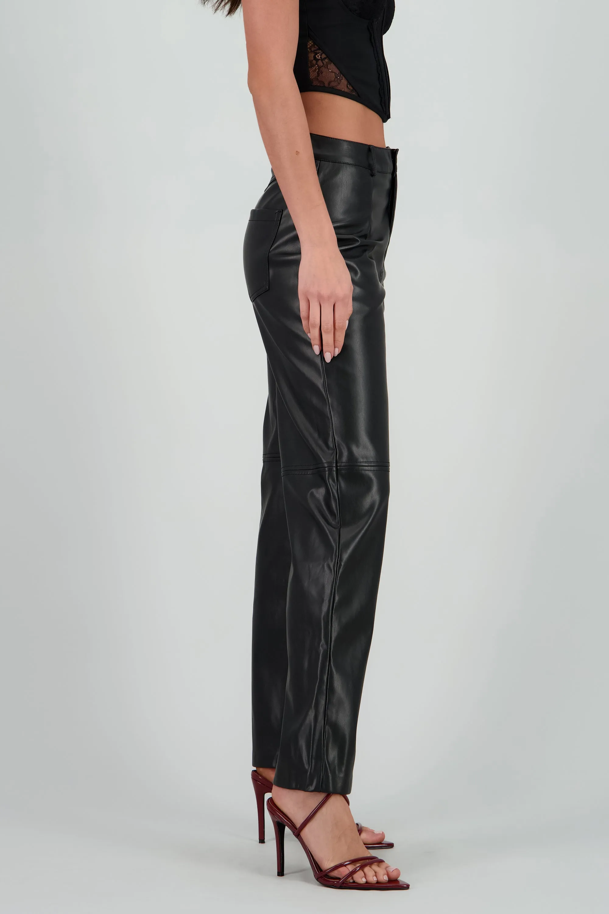 Pantalon pu liso sold by Shasa product image thumbnail 3