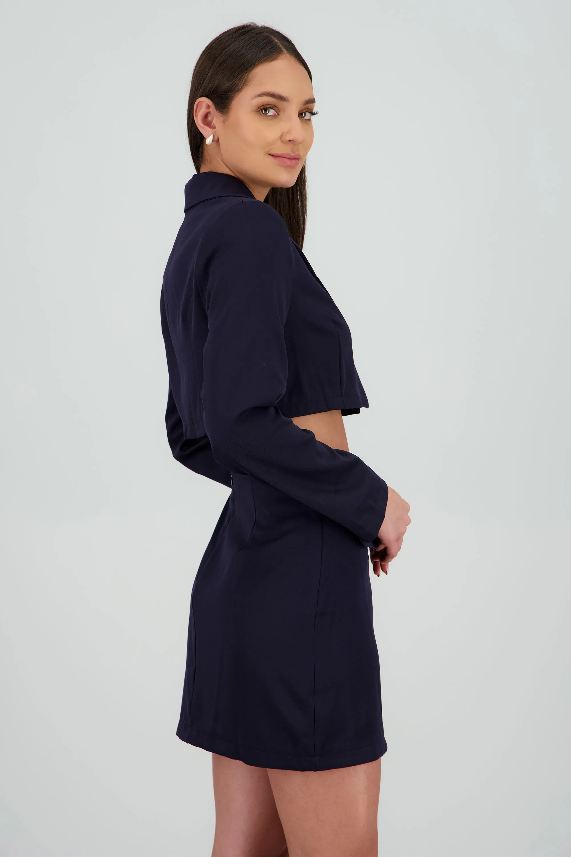 Saco crop manga larga solapa sold by Shasa product image thumbnail 4