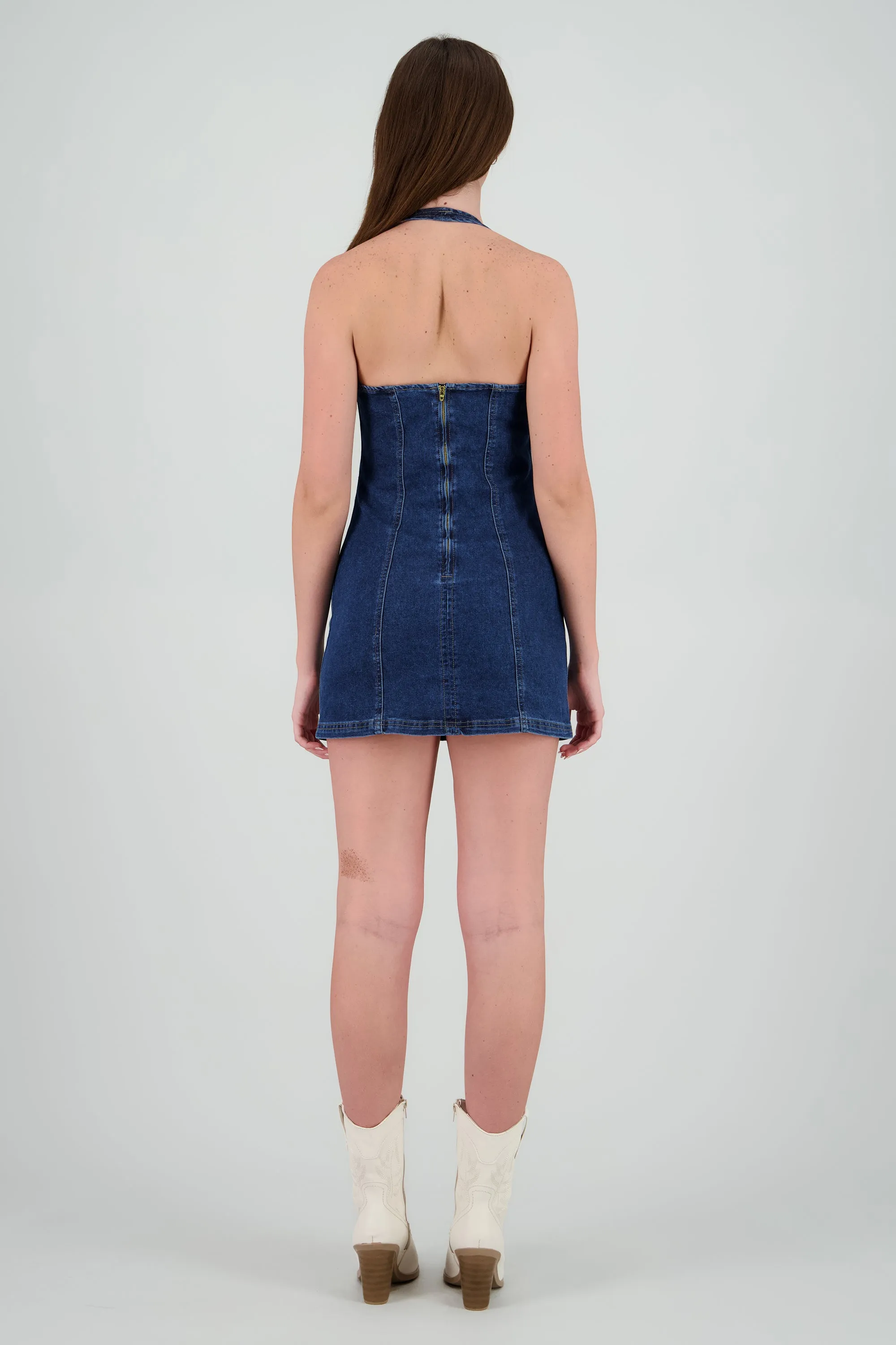 Vestido mini halter sold by Shasa product image thumbnail 4