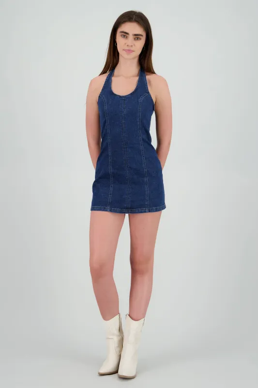 Vestido mini halter sold by Shasa
