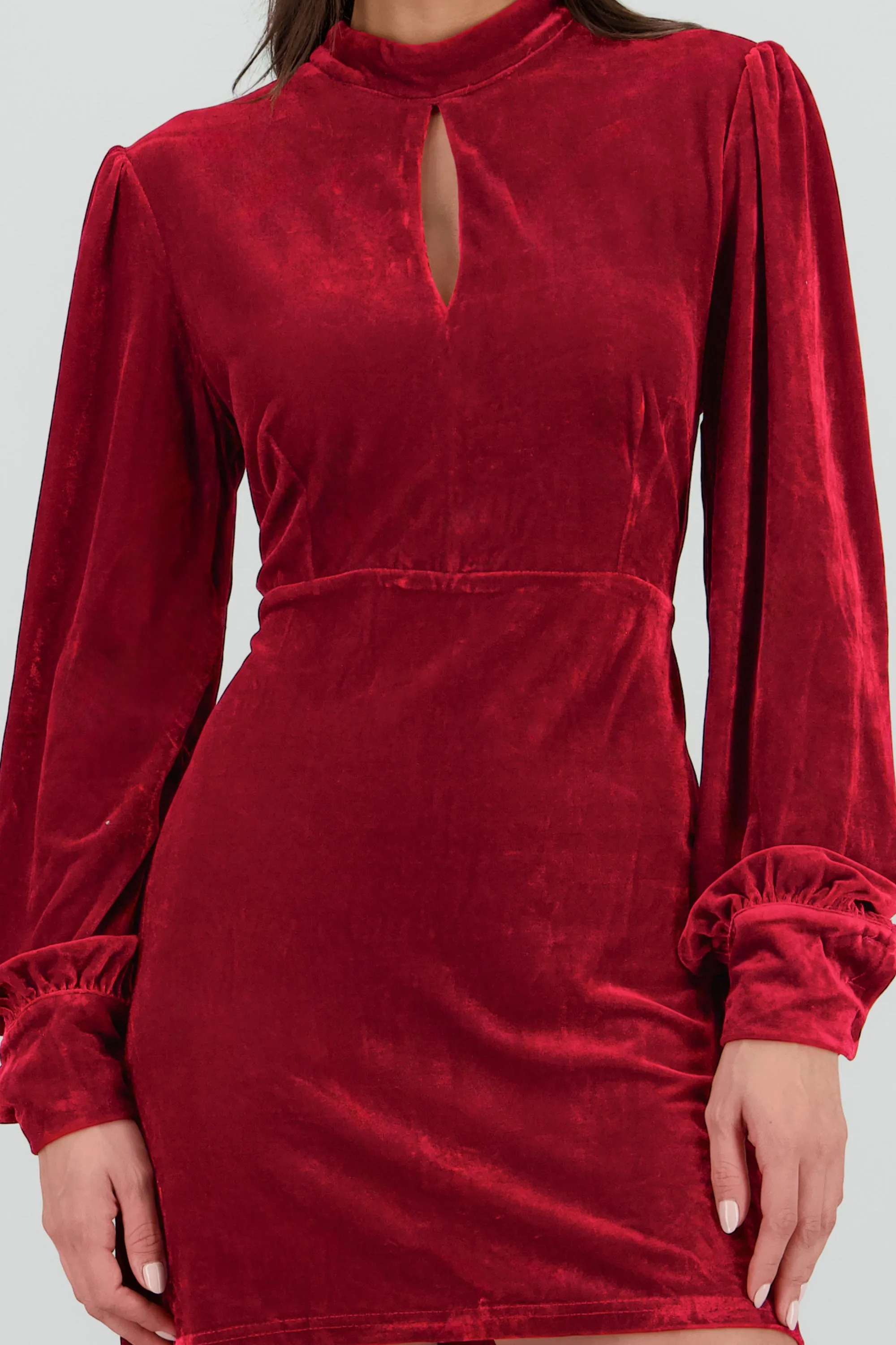 Vestido mini manga larga de velvet sold by Shasa product image thumbnail 5