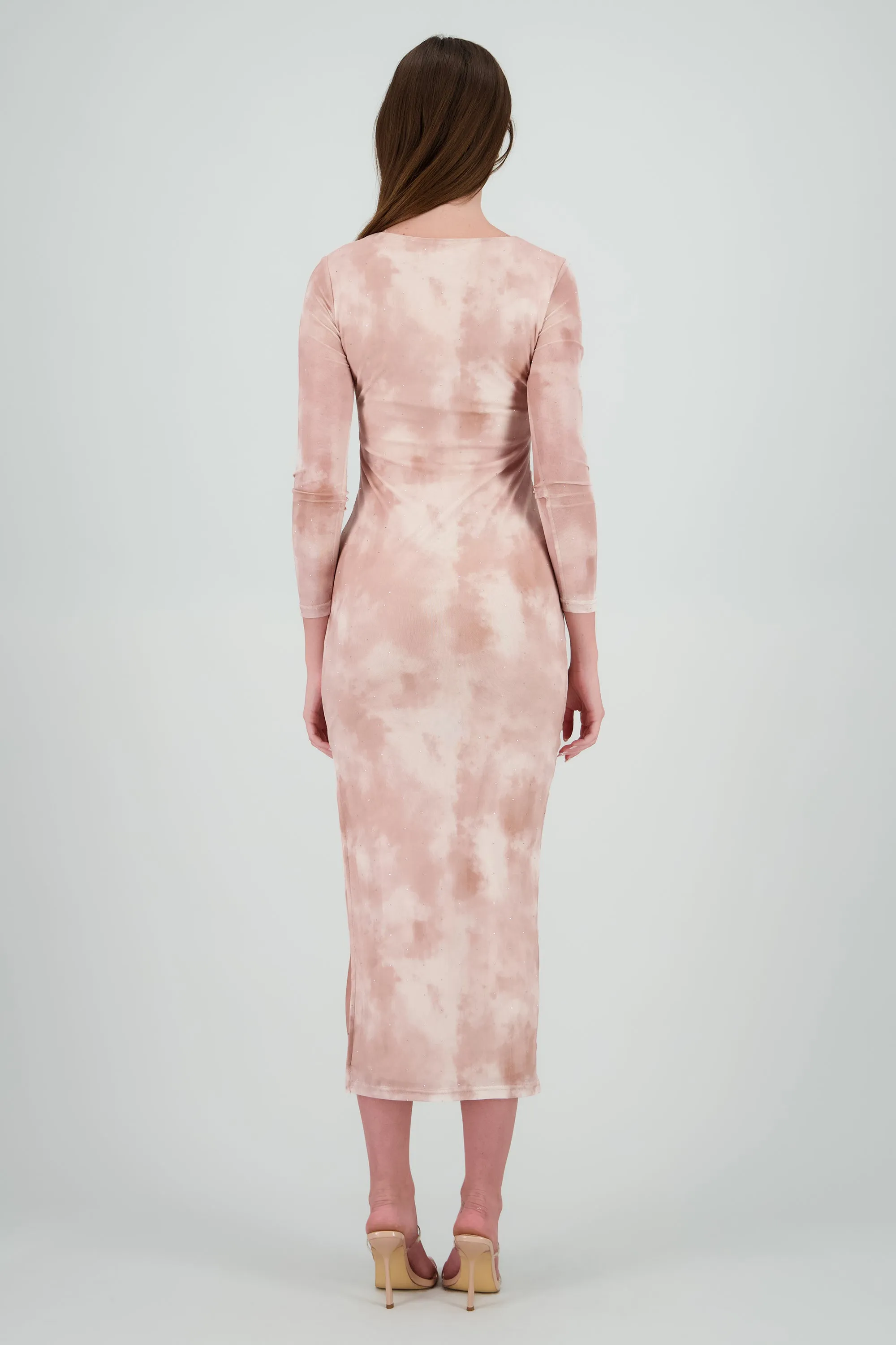 Vestido maxi estampado de brillos manga larga sold by Shasa product image thumbnail 4