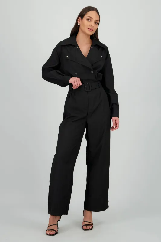 Jumpsuit manga larga cuello biker sold by Shasa