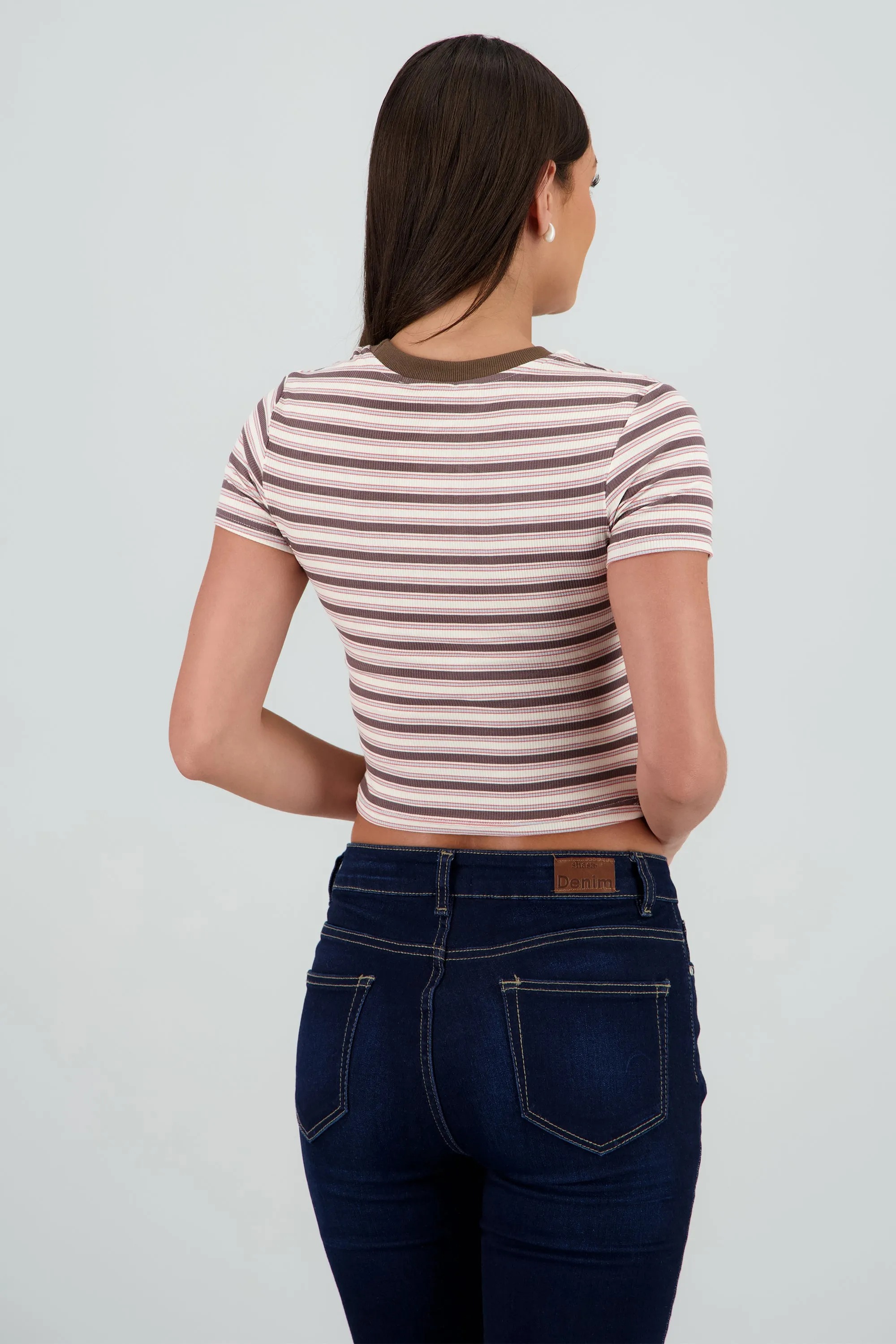 Top tipo polo rib rayas sold by Shasa product image thumbnail 4