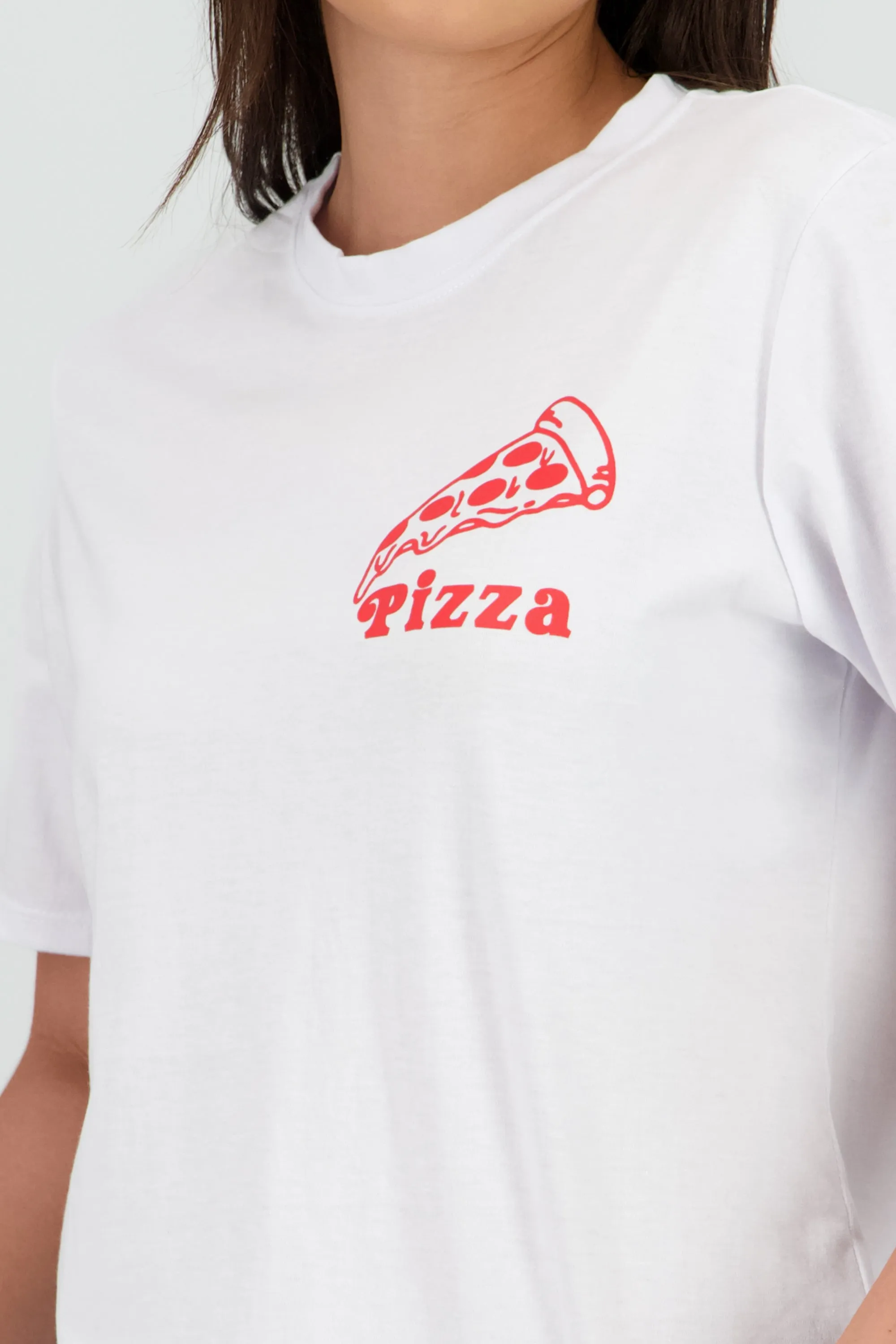 Playera oversized estampado pizza retro sold by Shasa product image thumbnail 5