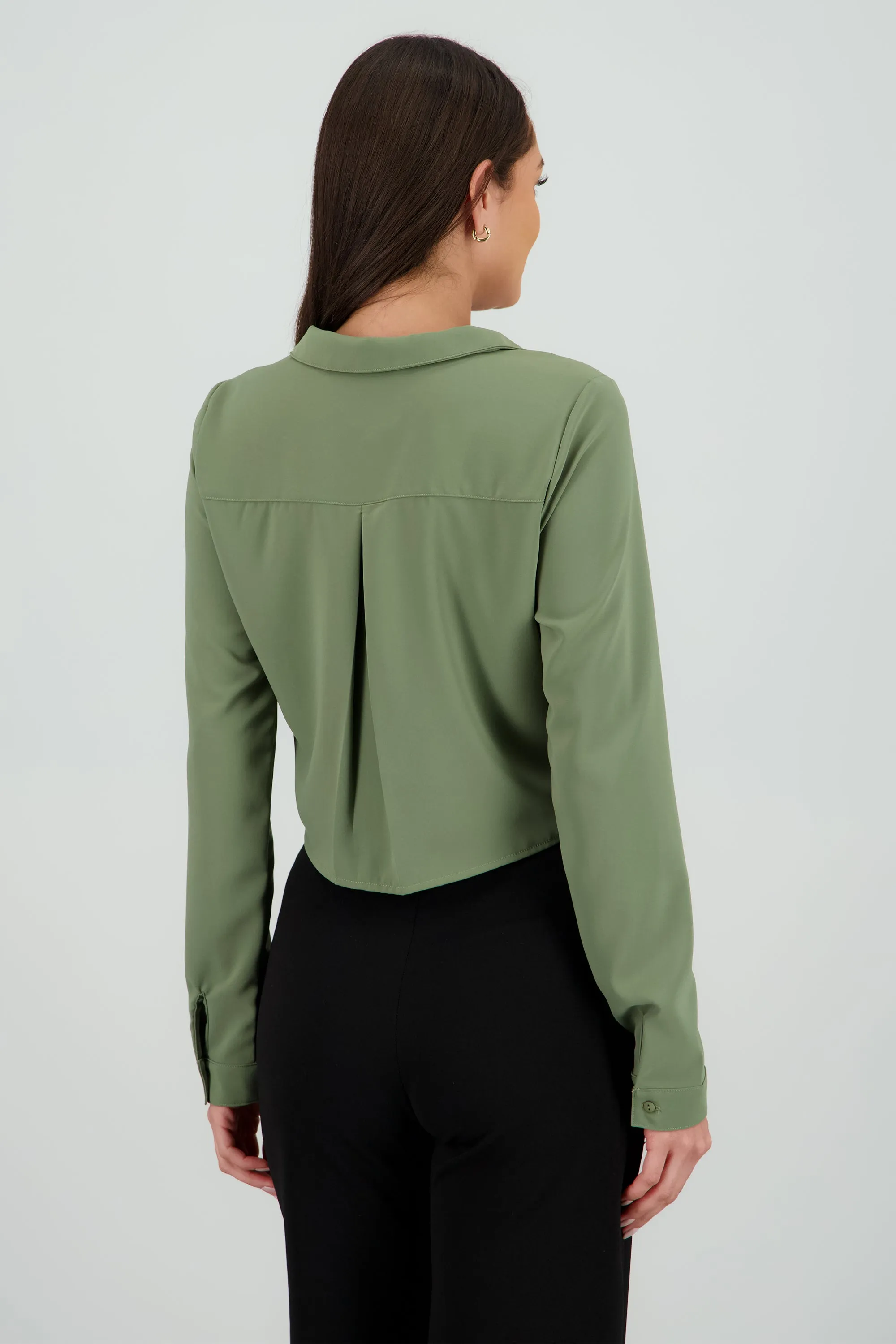 Camisa lisa manga larga sold by Shasa product image thumbnail 4