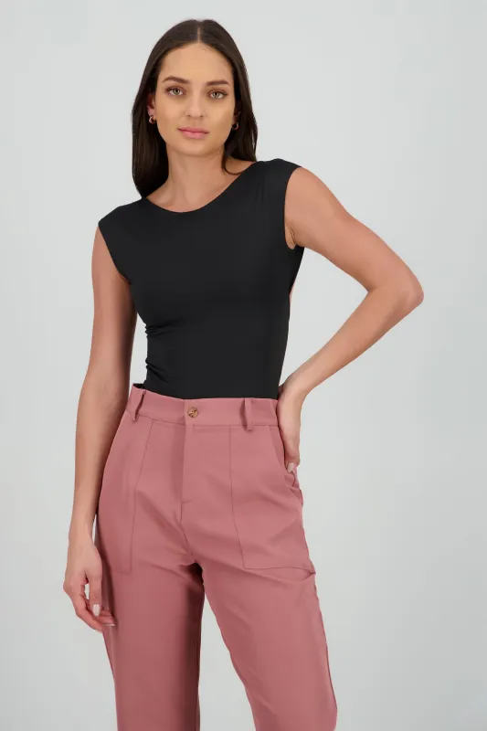 Bodysuit liso escote redondo sold by Shasa