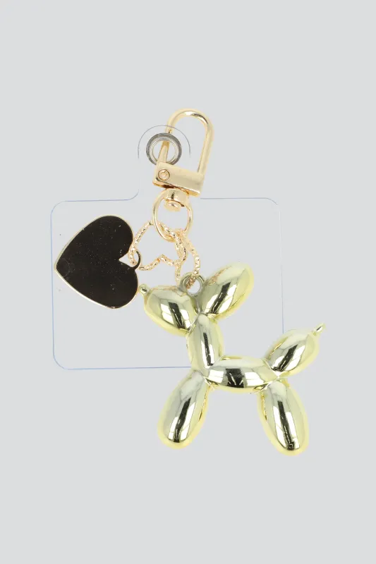 Charm cel perro globo corazon sold by Shasa