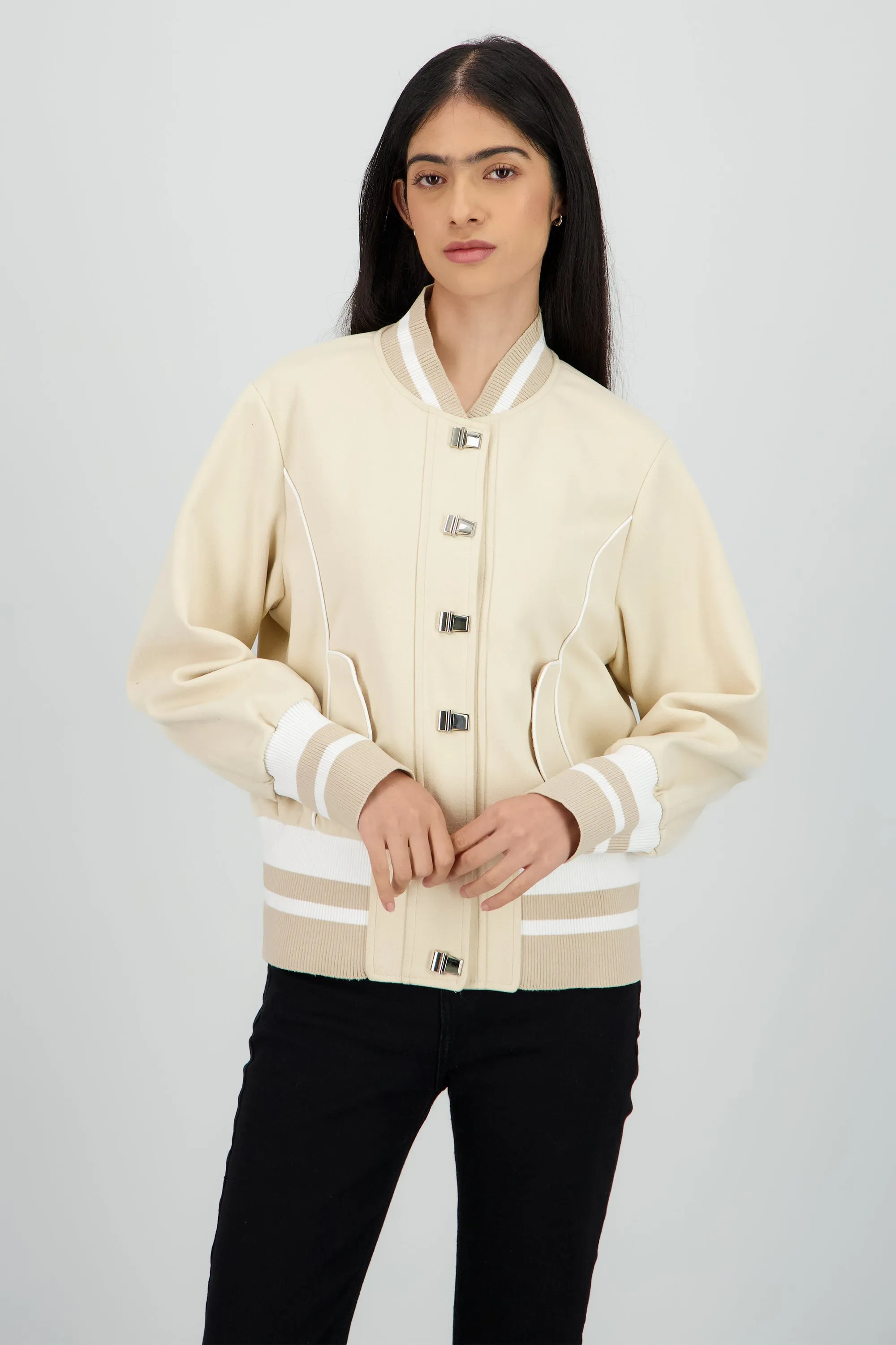 Chamarra ligera detalle contrastes sold by Shasa product image thumbnail 2