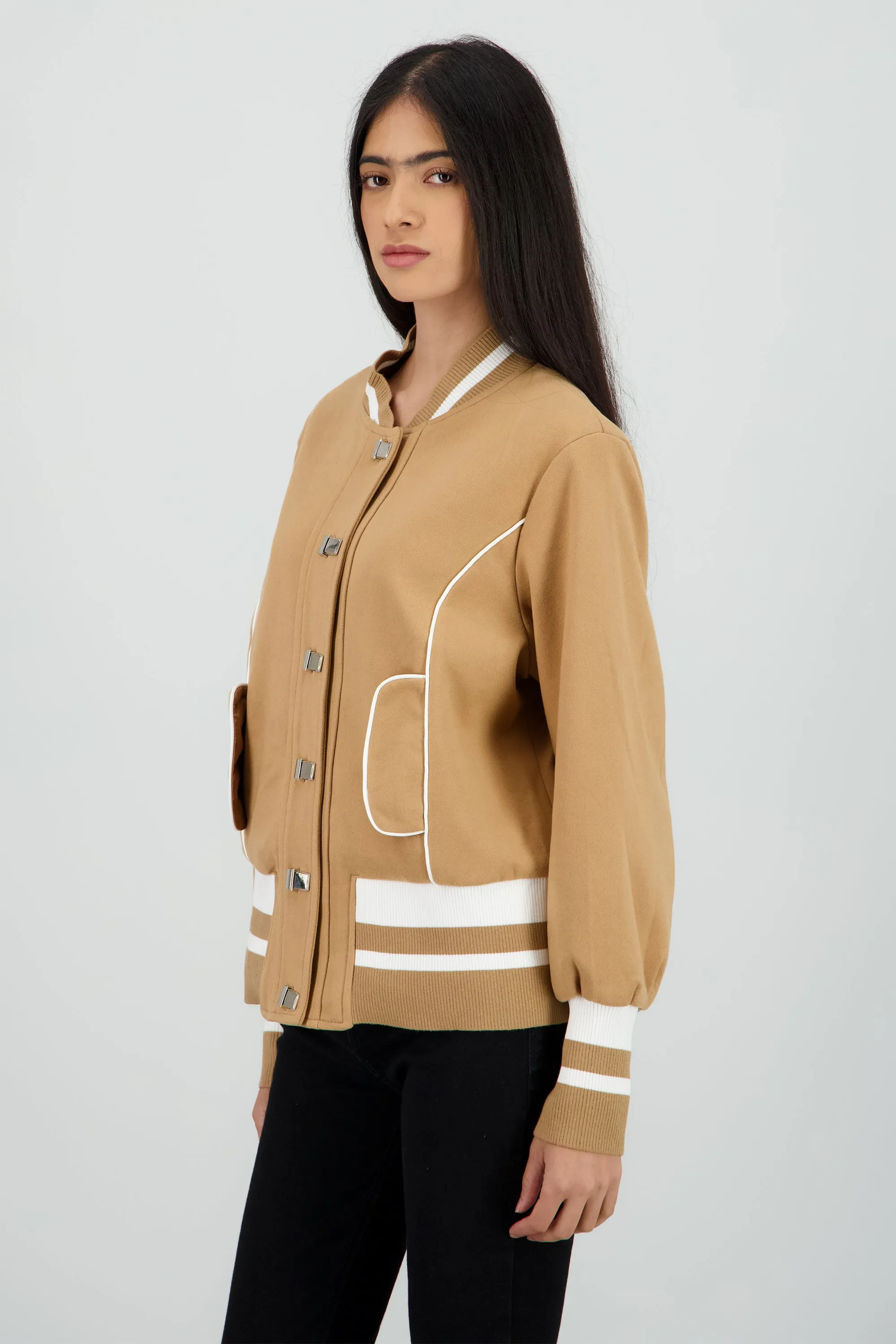 Chamarra ligera detalle contrastes sold by Shasa product image thumbnail 3