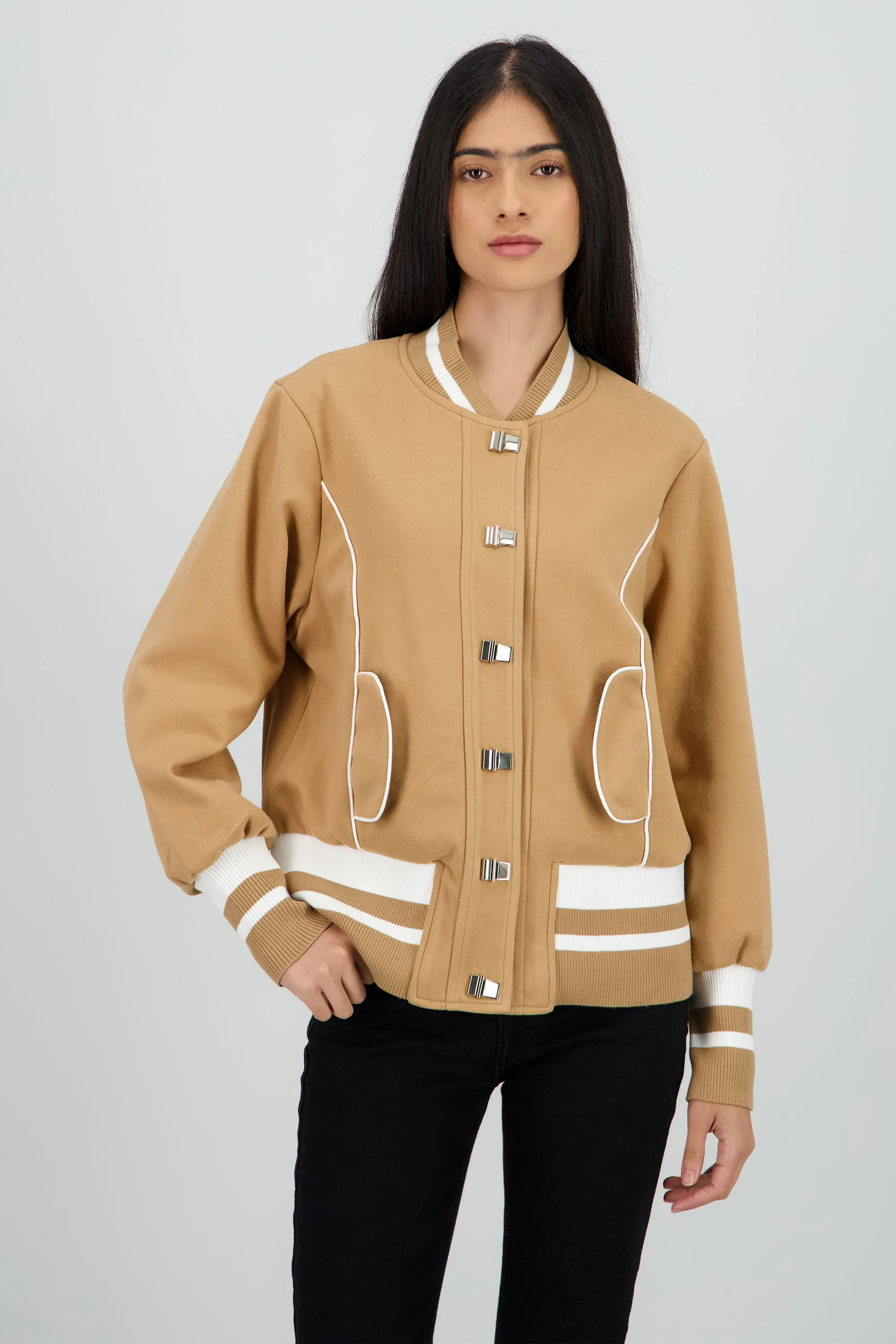 Chamarra ligera detalle contrastes sold by Shasa product image thumbnail 2