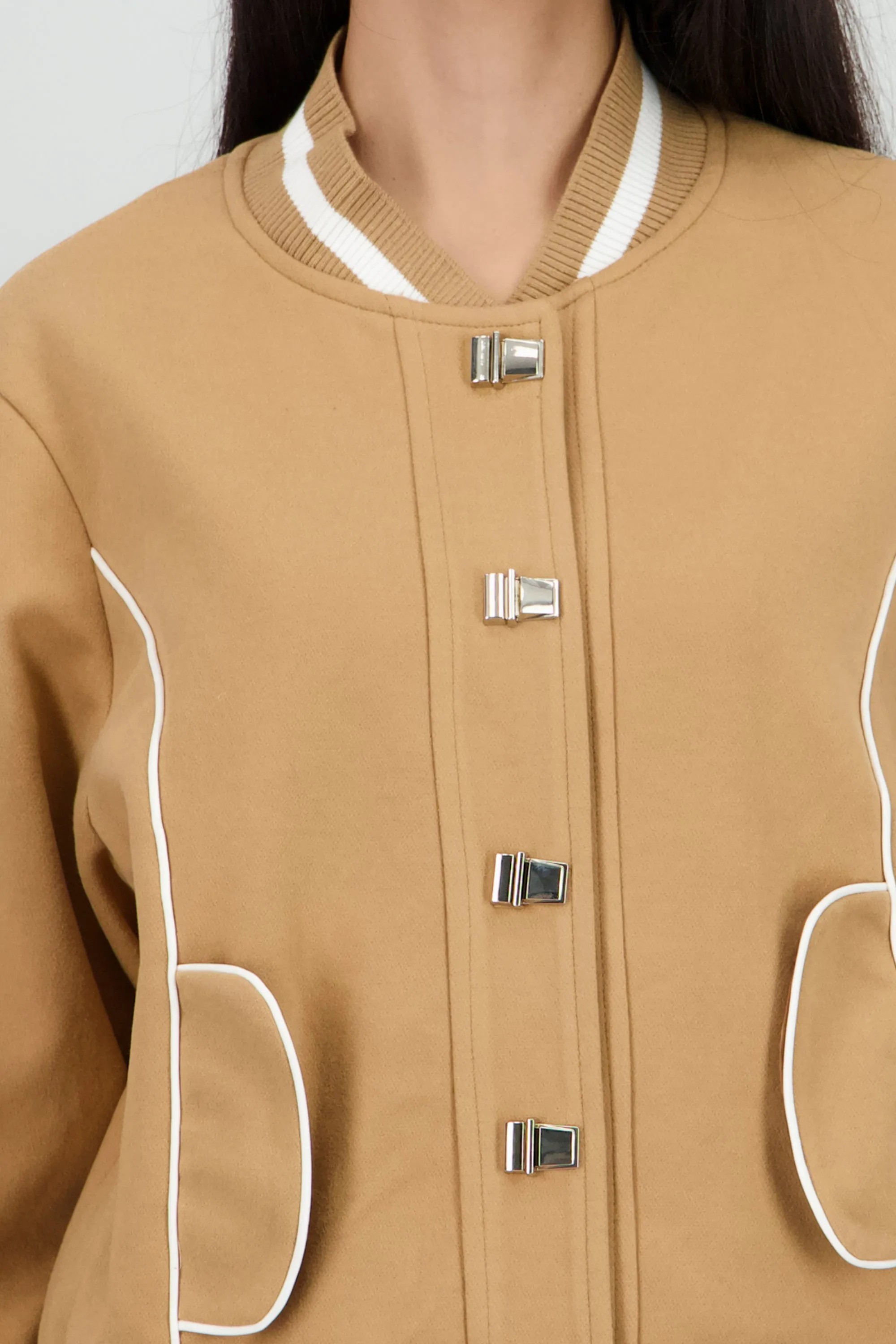 Chamarra ligera detalle contrastes sold by Shasa product image thumbnail 5