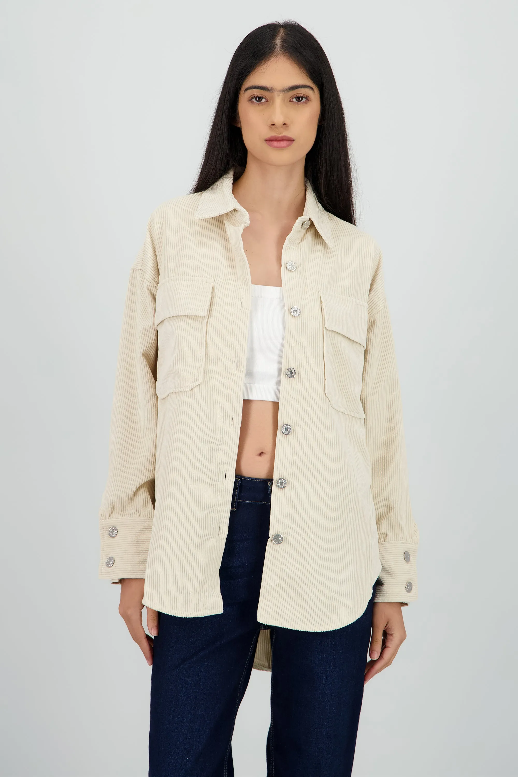 Sobrecamisa oversized pana sold by Shasa product image thumbnail 2