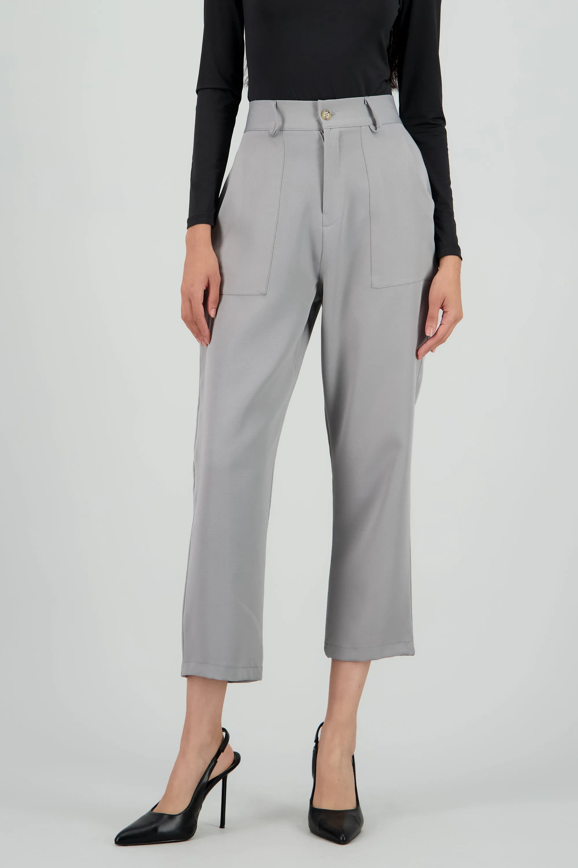 Pantalón Cintura Alta Capri Bolsas sold by Shasa product image thumbnail 2