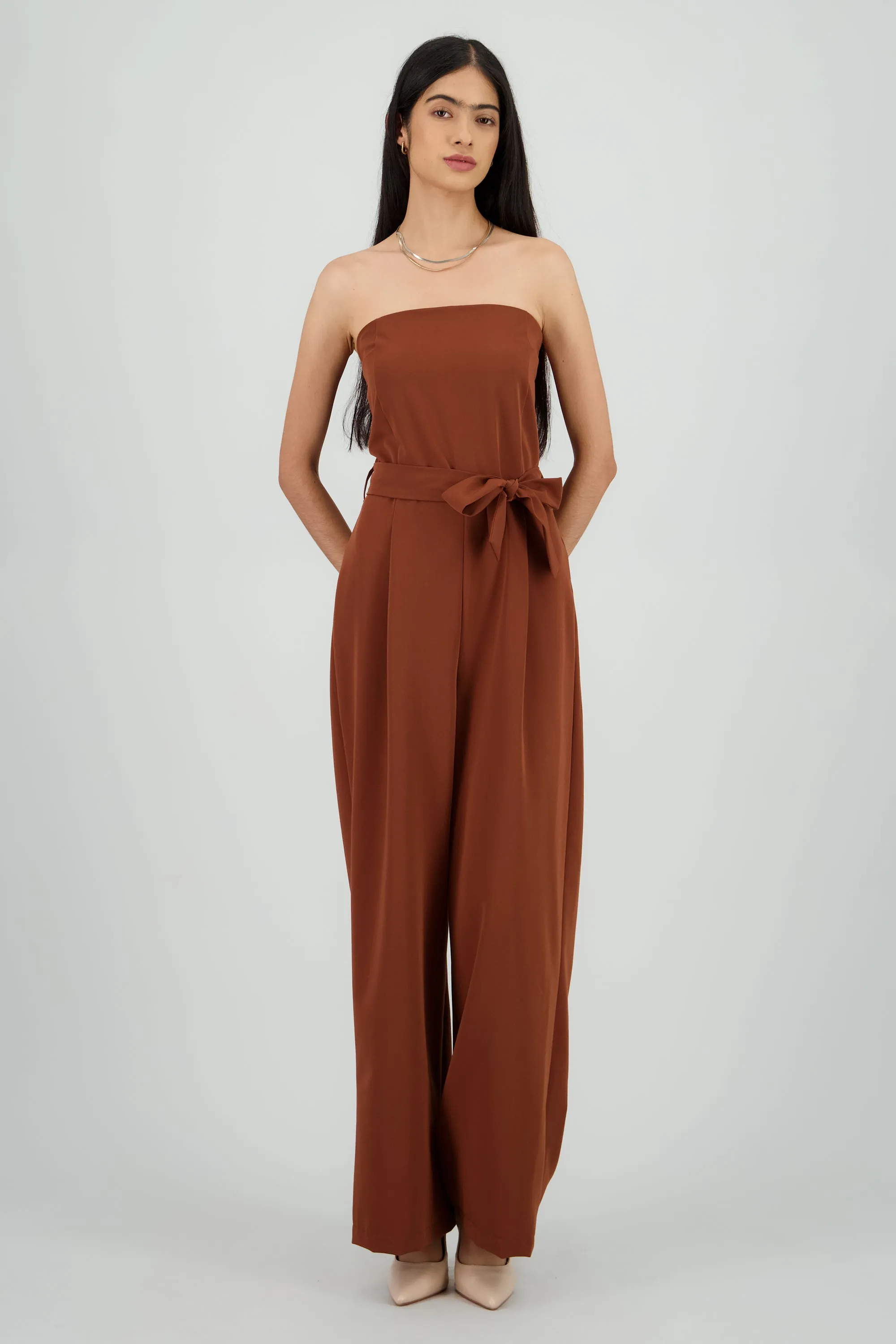 Jumpsuit strapless sastreado sold by Shasa