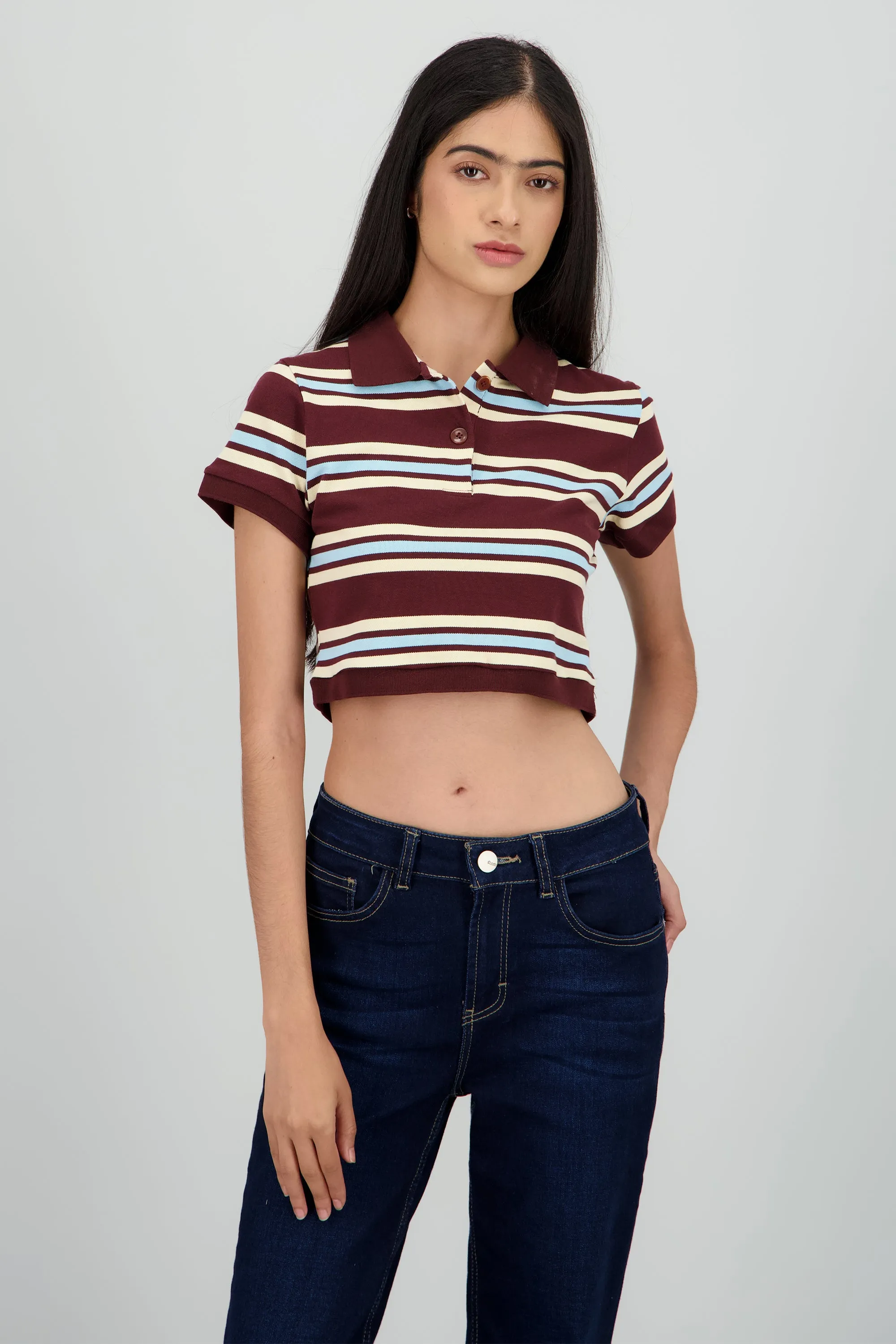 Top cuello polo rayas sold by Shasa product image thumbnail 2