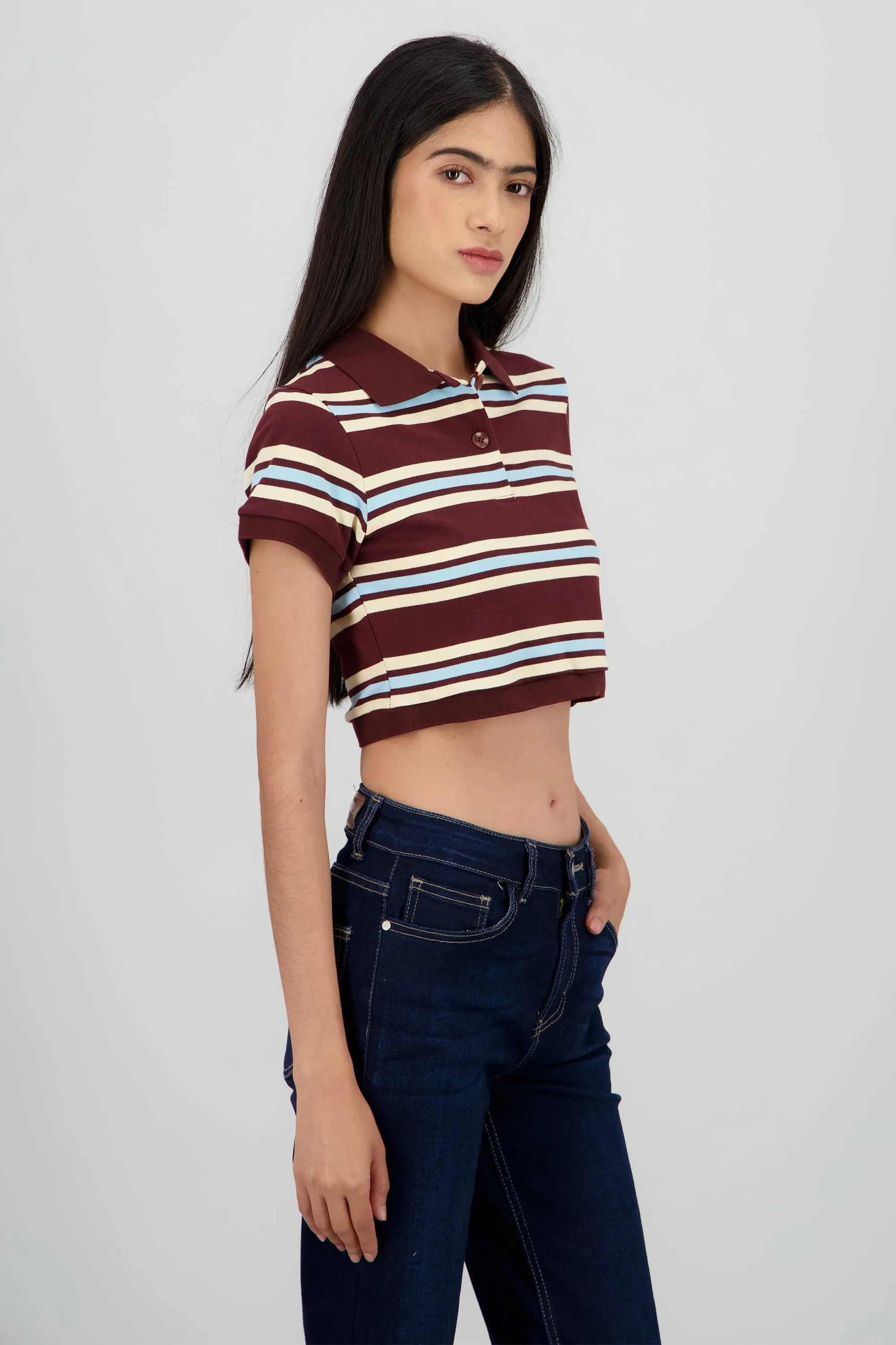 Top cuello polo rayas sold by Shasa product image thumbnail 3