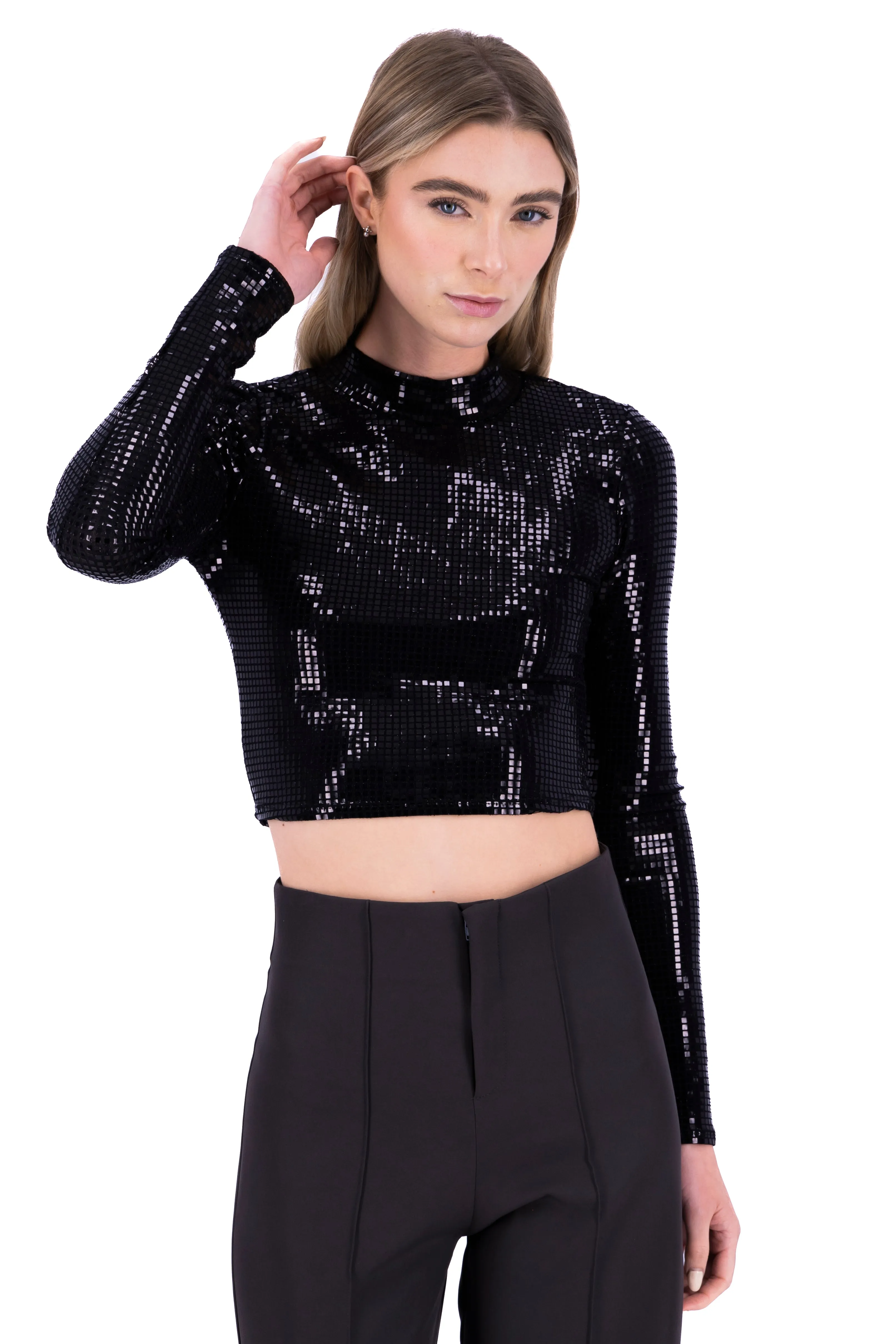 Top espalda abierta lentejuelas sold by Shasa product image thumbnail 2