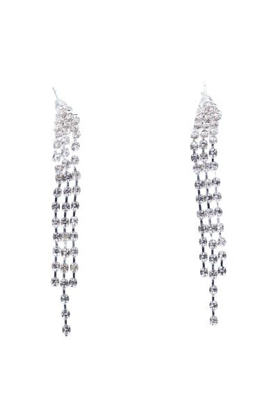 Aretes colgantes brillos sold by Shasa