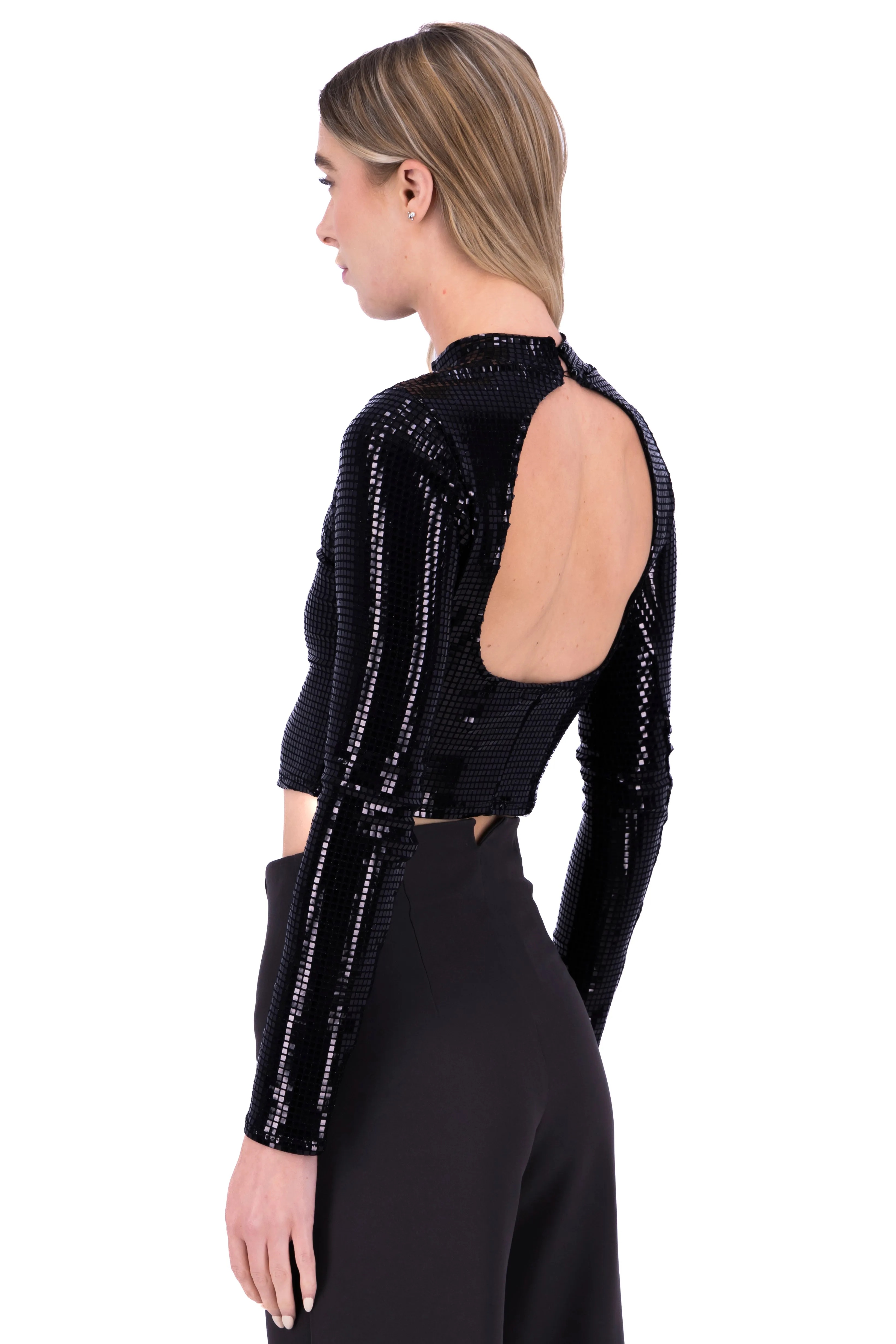 Top espalda abierta lentejuelas sold by Shasa product image thumbnail 4