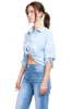 Camisa brillos detalle nudo sold by Shasa