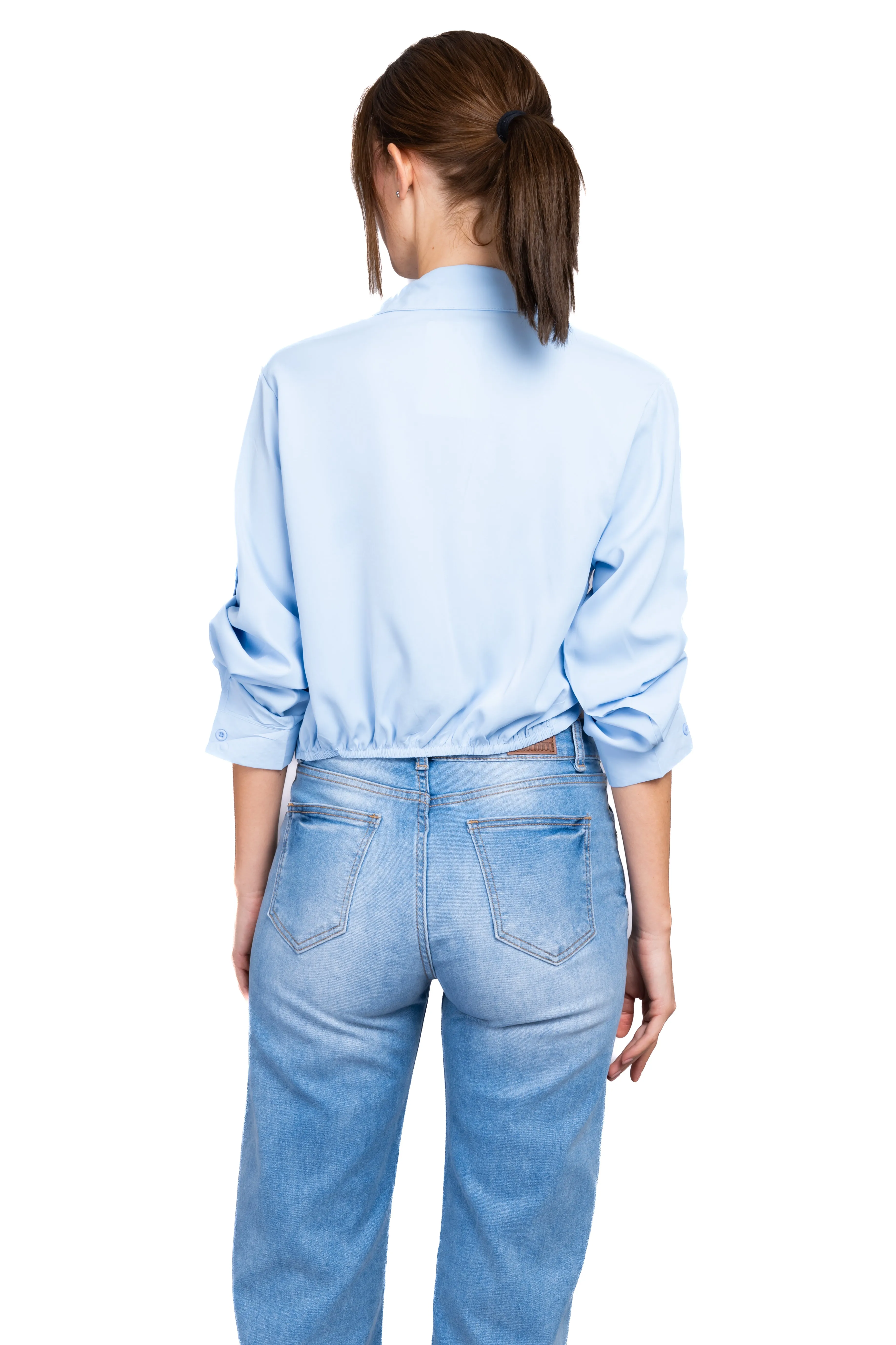 Camisa brillos detalle nudo sold by Shasa product image thumbnail 4