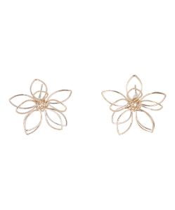 Aretes flor metal sold by Shasa