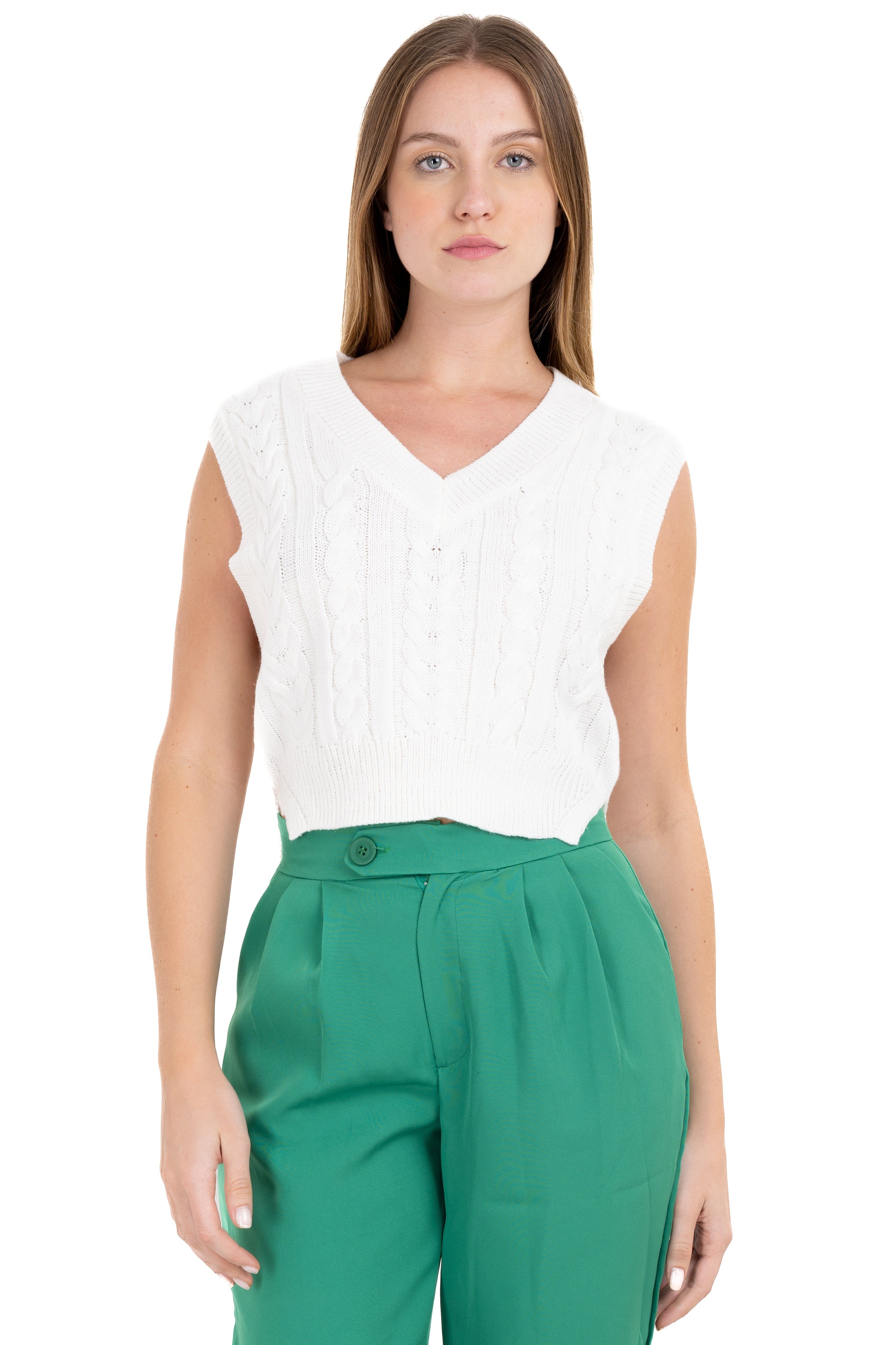 Chaleco tejido cuello v sold by Shasa product image thumbnail 5