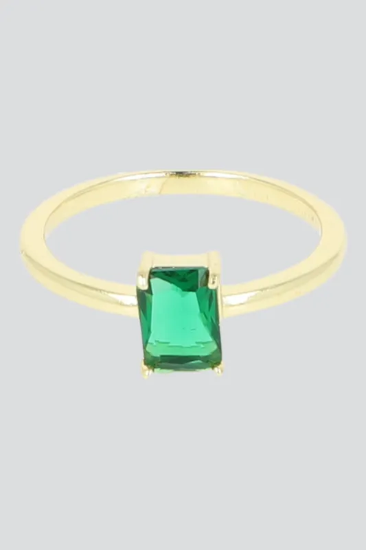 ANILLO CUADRO CRISTAL PQ sold by Shasa