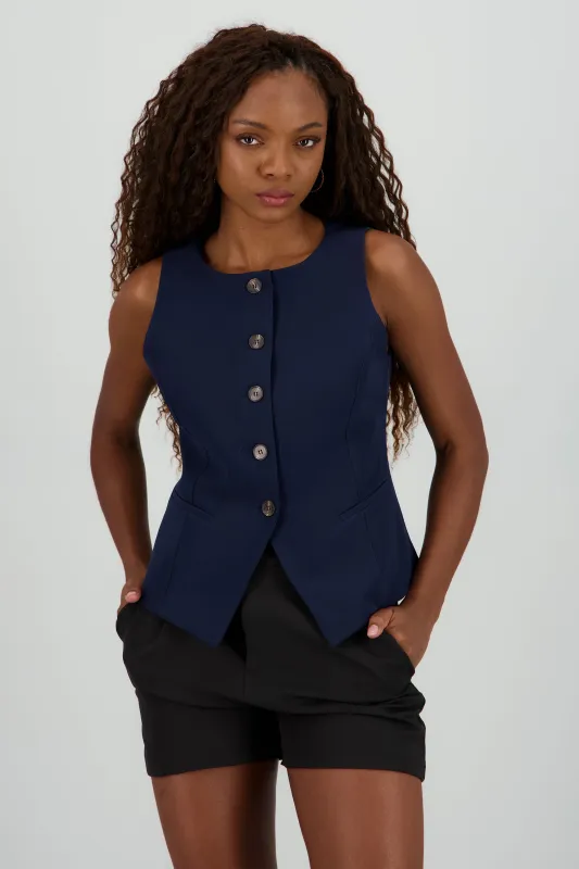 Chaleco largo sastre con botones Hypsters sold by Shasa