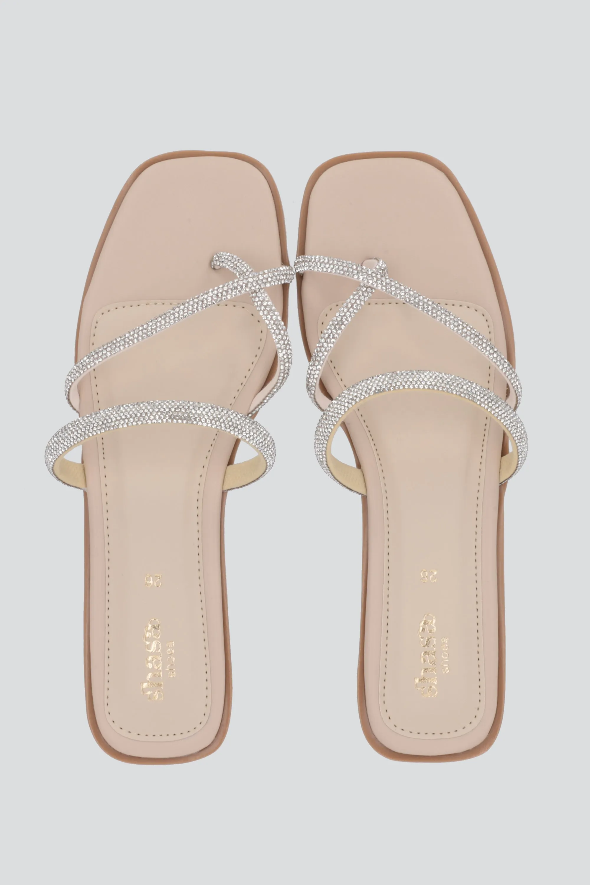 Sandalia tiras brillos cruzadas sold by Shasa product image thumbnail 3