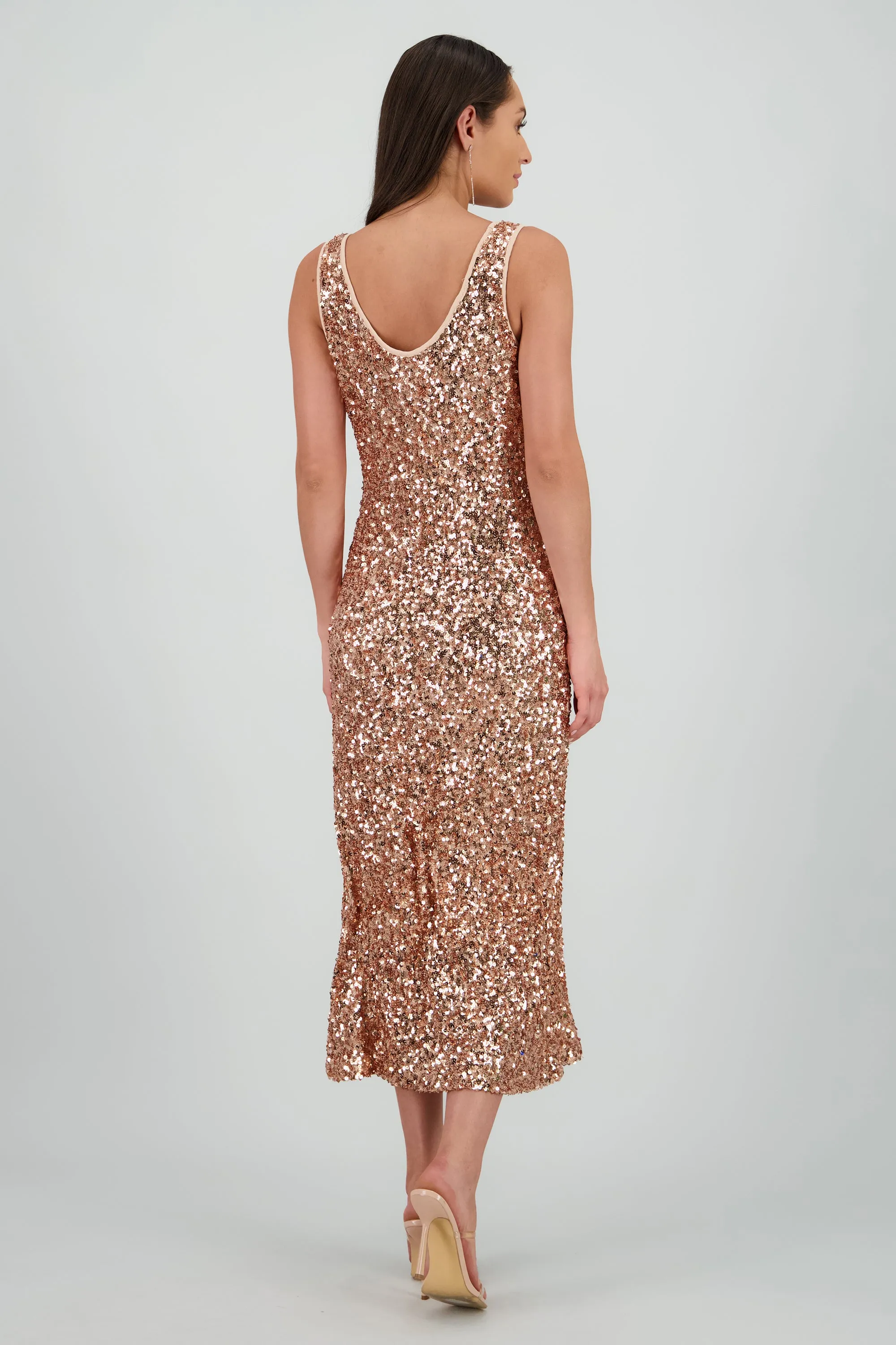 Vestido midi lentejuelas sold by Shasa product image thumbnail 4