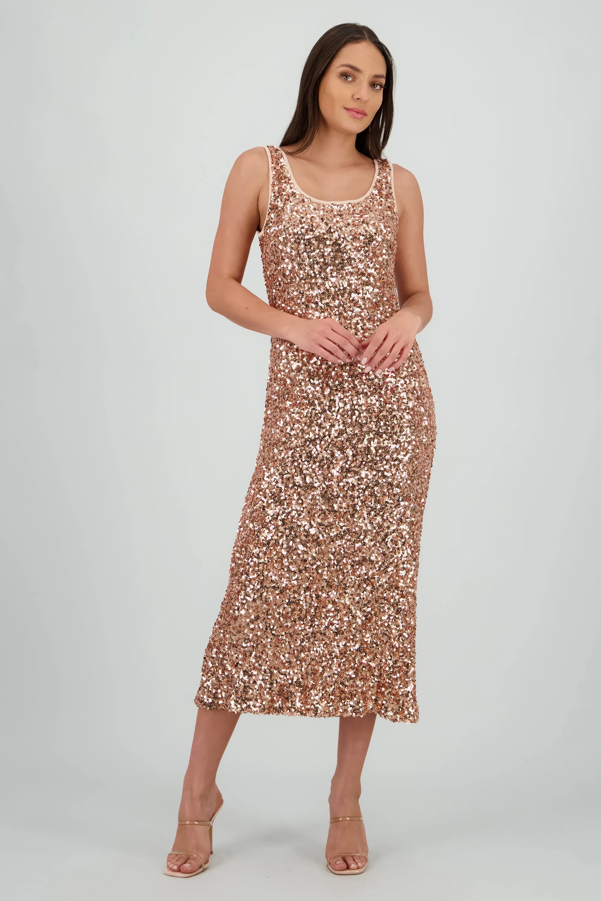 Vestido midi lentejuelas sold by Shasa product image thumbnail 2