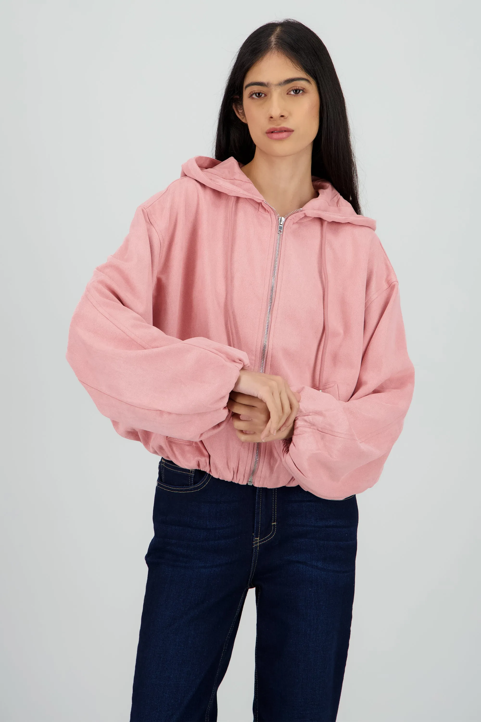 Chamarra suede cierre sold by Shasa product image thumbnail 2