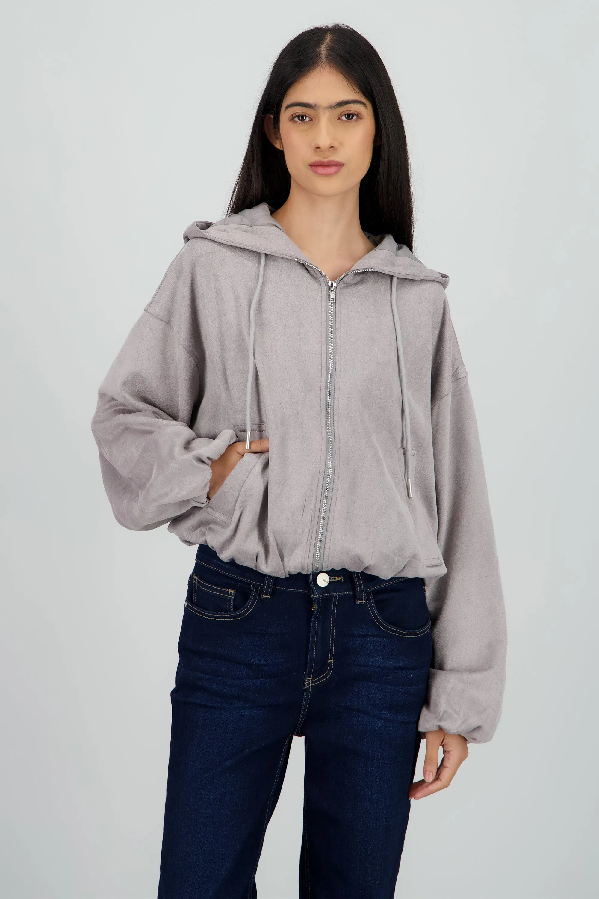 Chamarra suede cierre sold by Shasa product image thumbnail 2