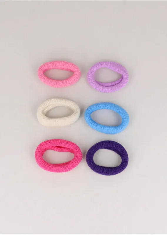 Set 6 piezas ligas multicolor sold by Shasa