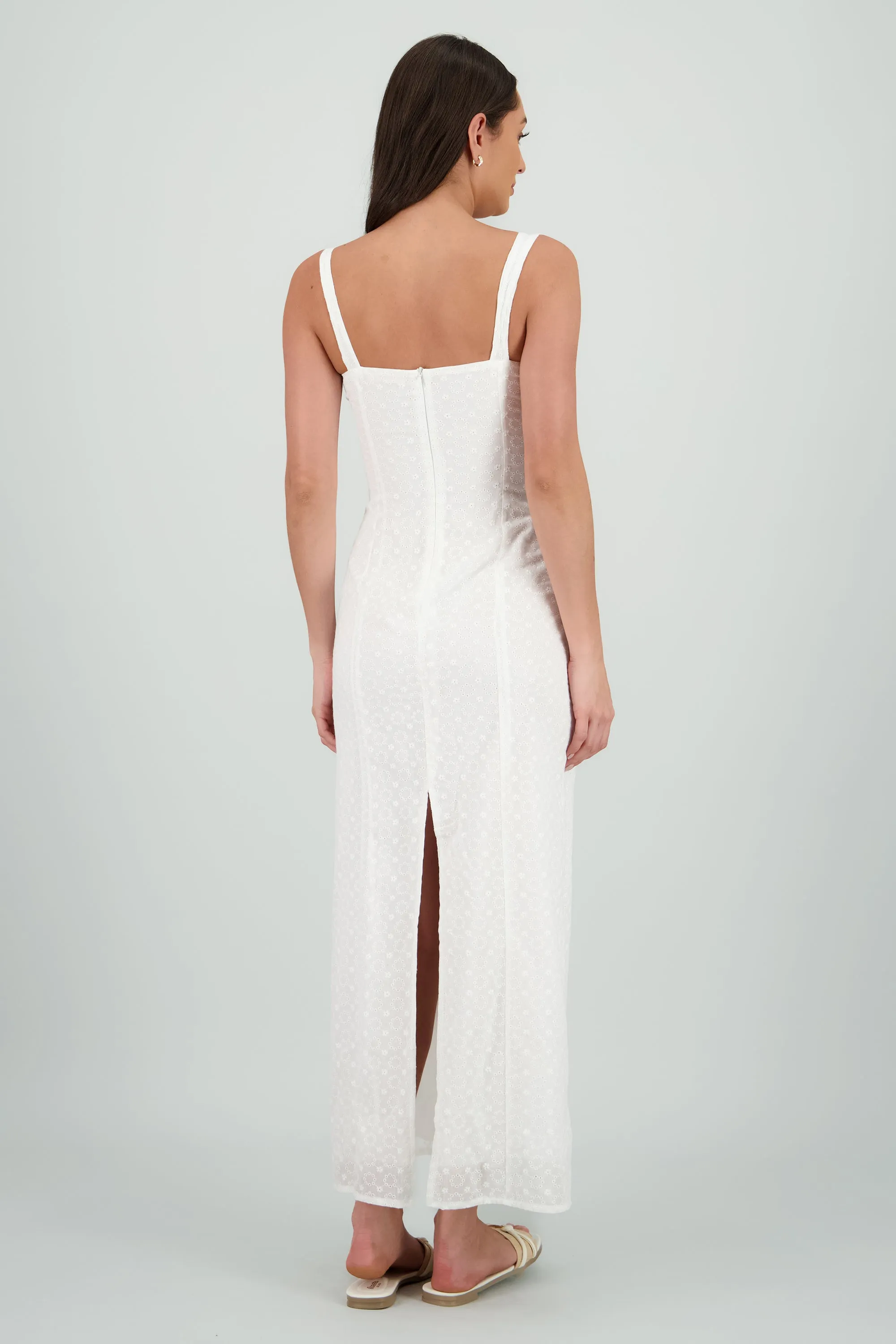 Vestido maxi textura flores sold by Shasa product image thumbnail 4