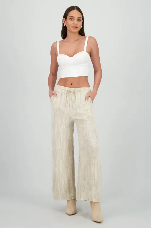 Pantalon amplio con jareta sold by Shasa