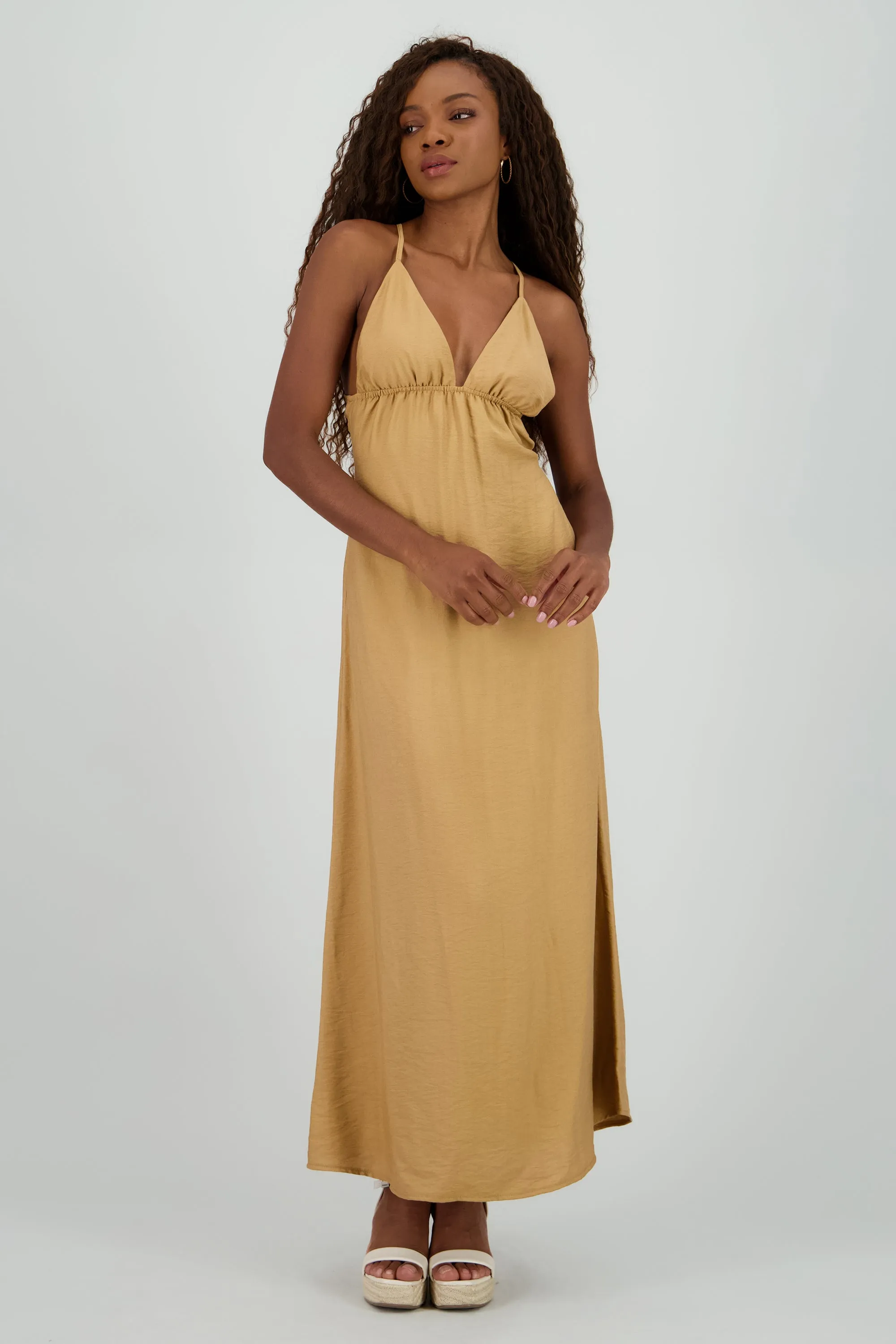 Vestido maxi espalda cruzada sold by Shasa product image thumbnail 2