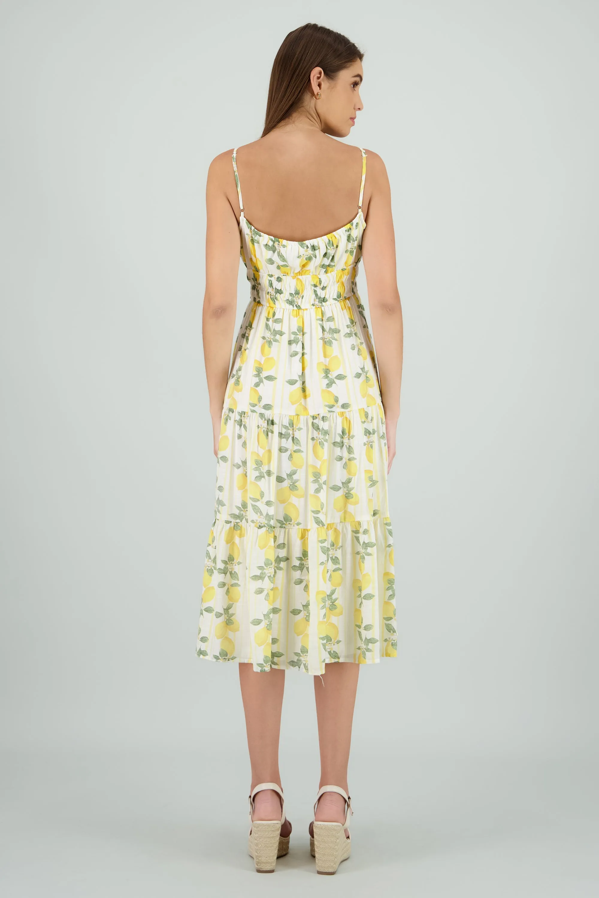 Vestido midi estampado limon sold by Shasa product image thumbnail 4