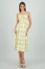 Vestido midi estampado limon sold by Shasa