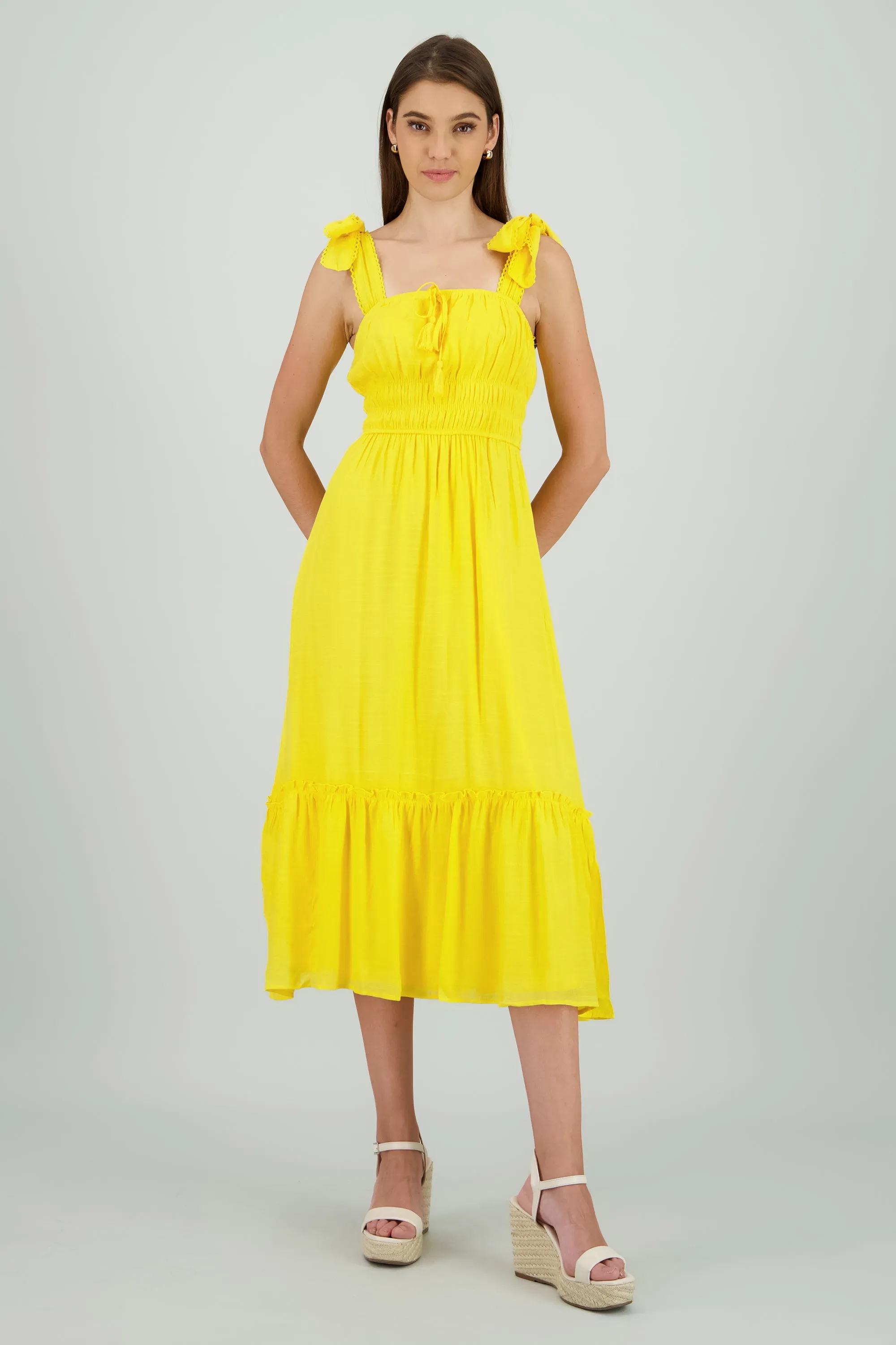 Vestido liso maxi sold by Shasa