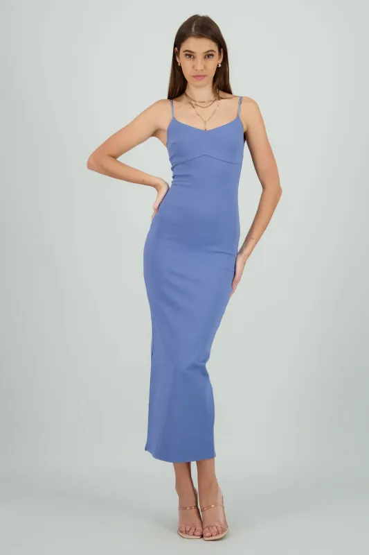 Maxi vestido bodycon liso sold by Shasa
