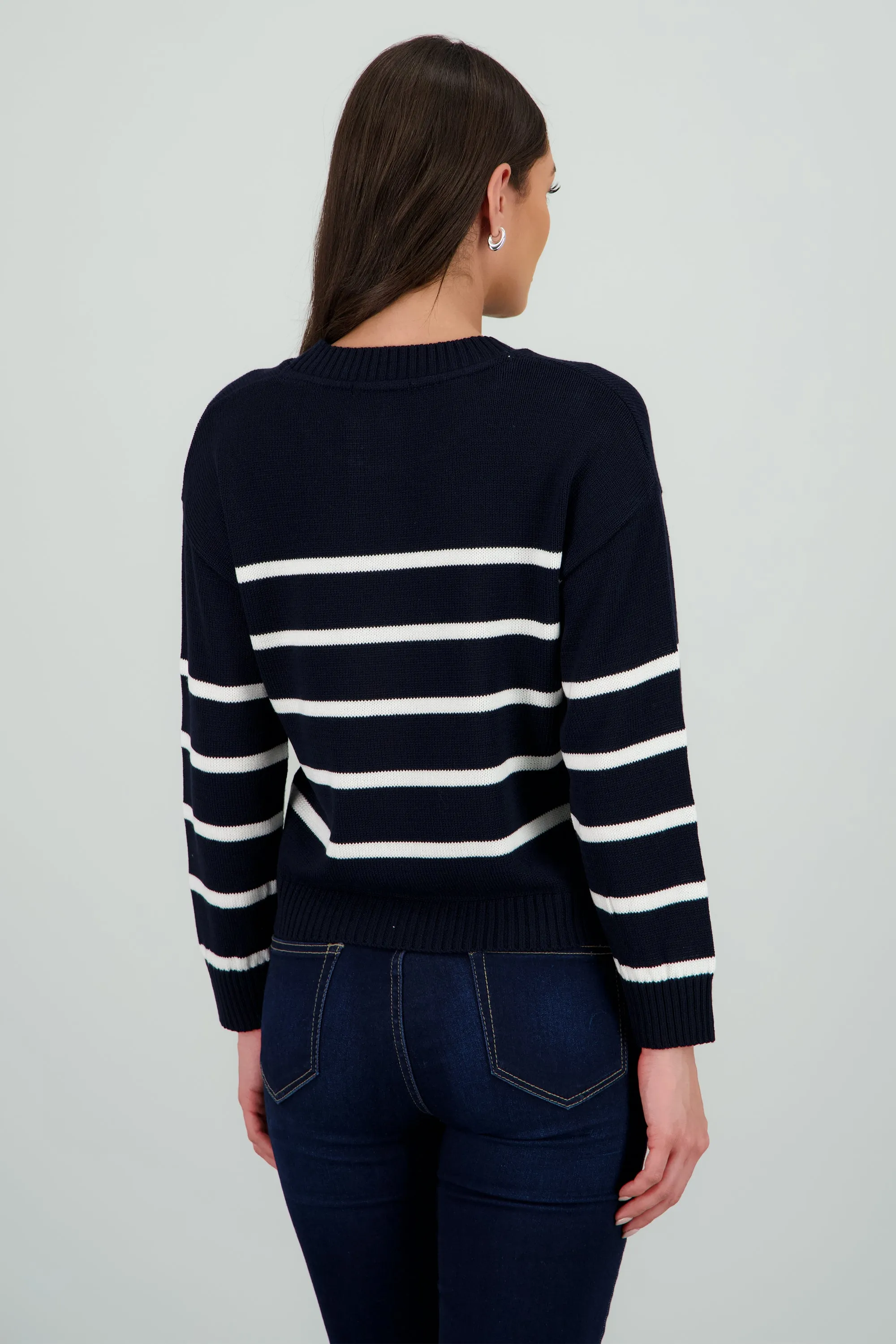 Suéter tejido rayas bicolor sold by Shasa product image thumbnail 4