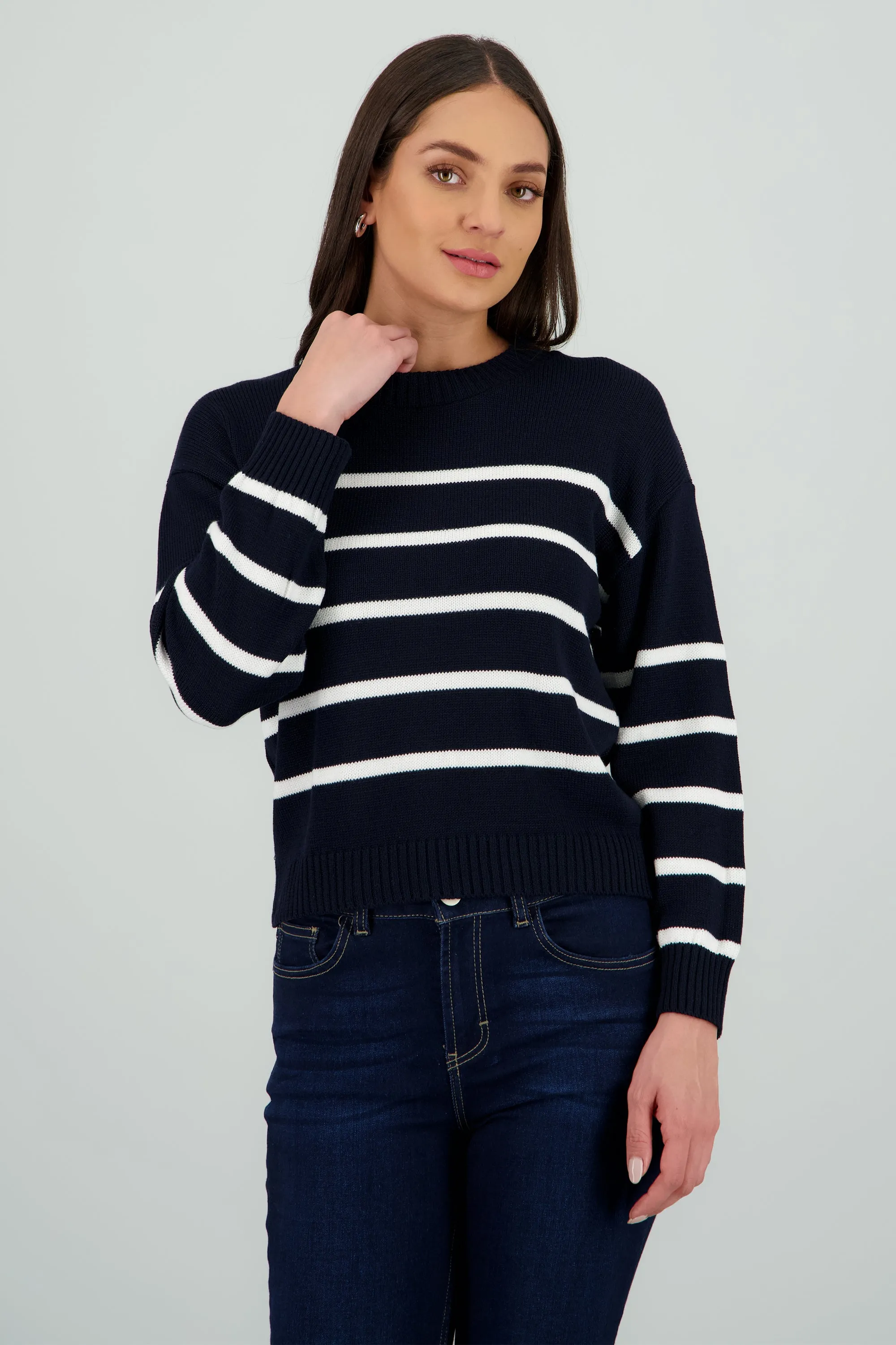 Suéter tejido rayas bicolor sold by Shasa product image thumbnail 2